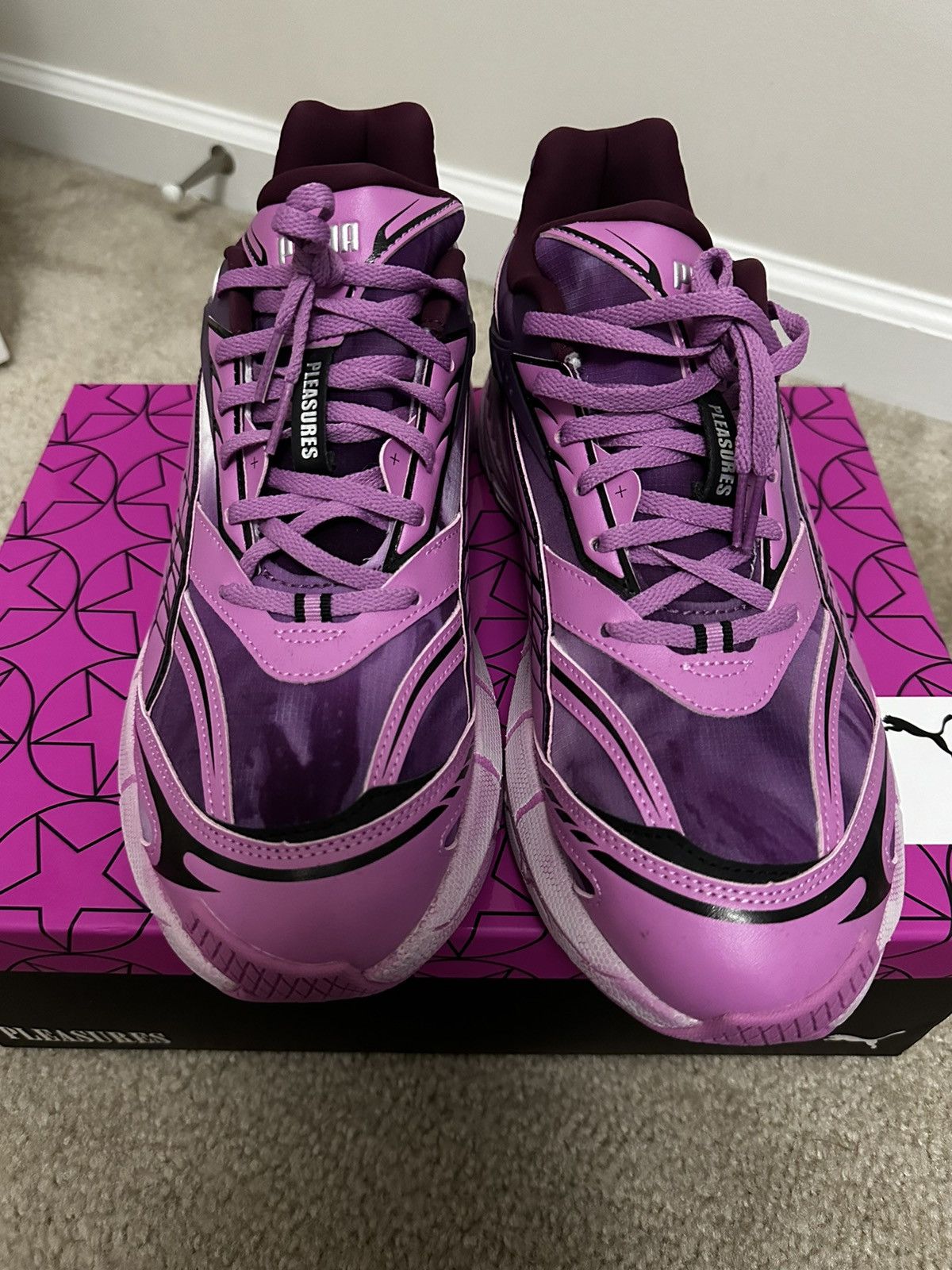 Pleasures × Puma Puma Velophasis Overdye x PLEASURES Size US 12 / EU 45 - 3 Thumbnail