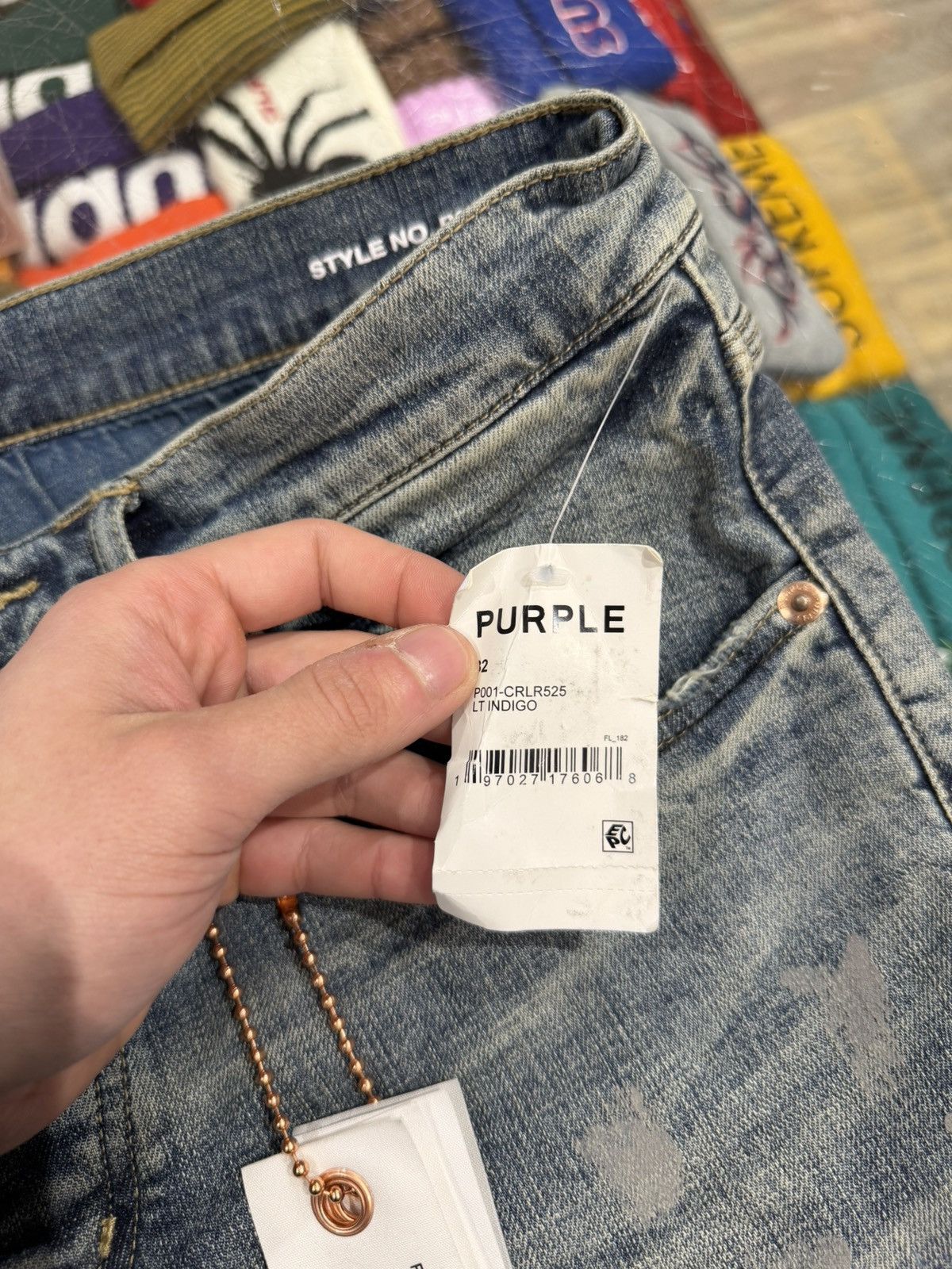 Purple Brand Purple Brand Slashed Paint Jeans Size: 32 Size US 32 / EU 48 - 9 Thumbnail
