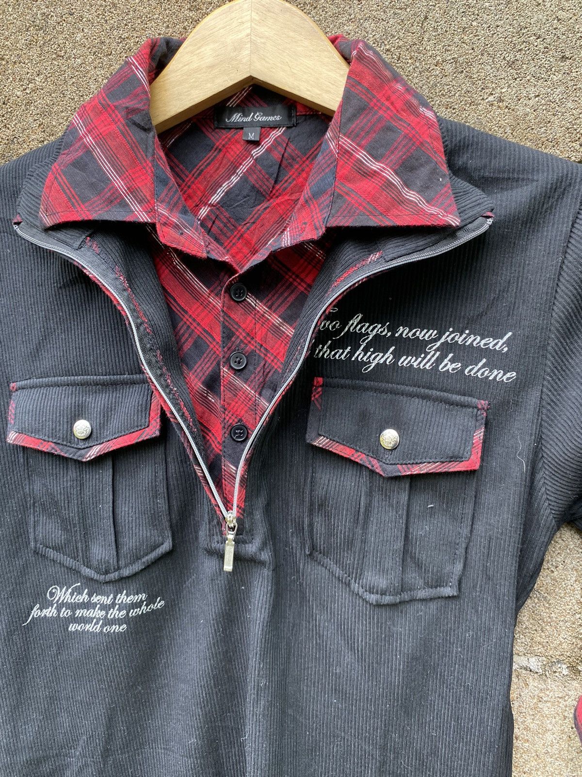 PPFM Mind games poem double layers polo shirts lgb style Size US M / EU 48-50 / 2 - 4 Thumbnail