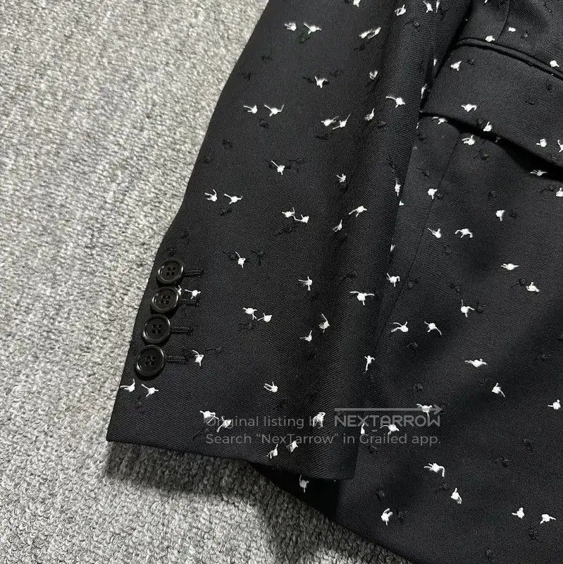 Other Dior Black Embroidered Wool Long Sleeve Coat . Size US S / EU 44-46 / 1 - 2 Thumbnail