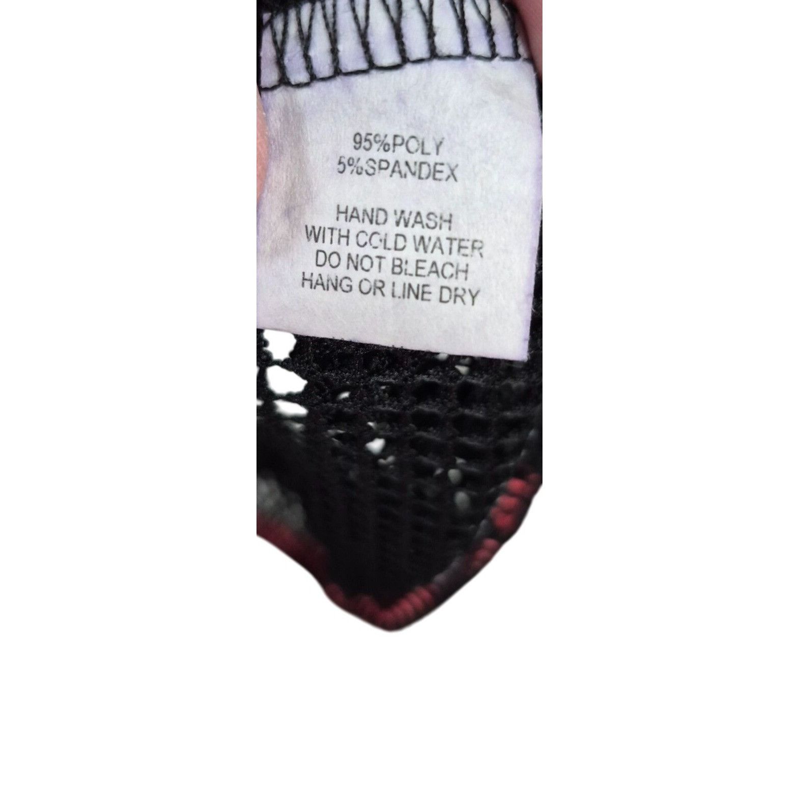 Other Black Mesh Oversized Top With Pink Trim & Drawstring Hem By Size XL / US 12-14 / IT 48-50 - 5 Thumbnail