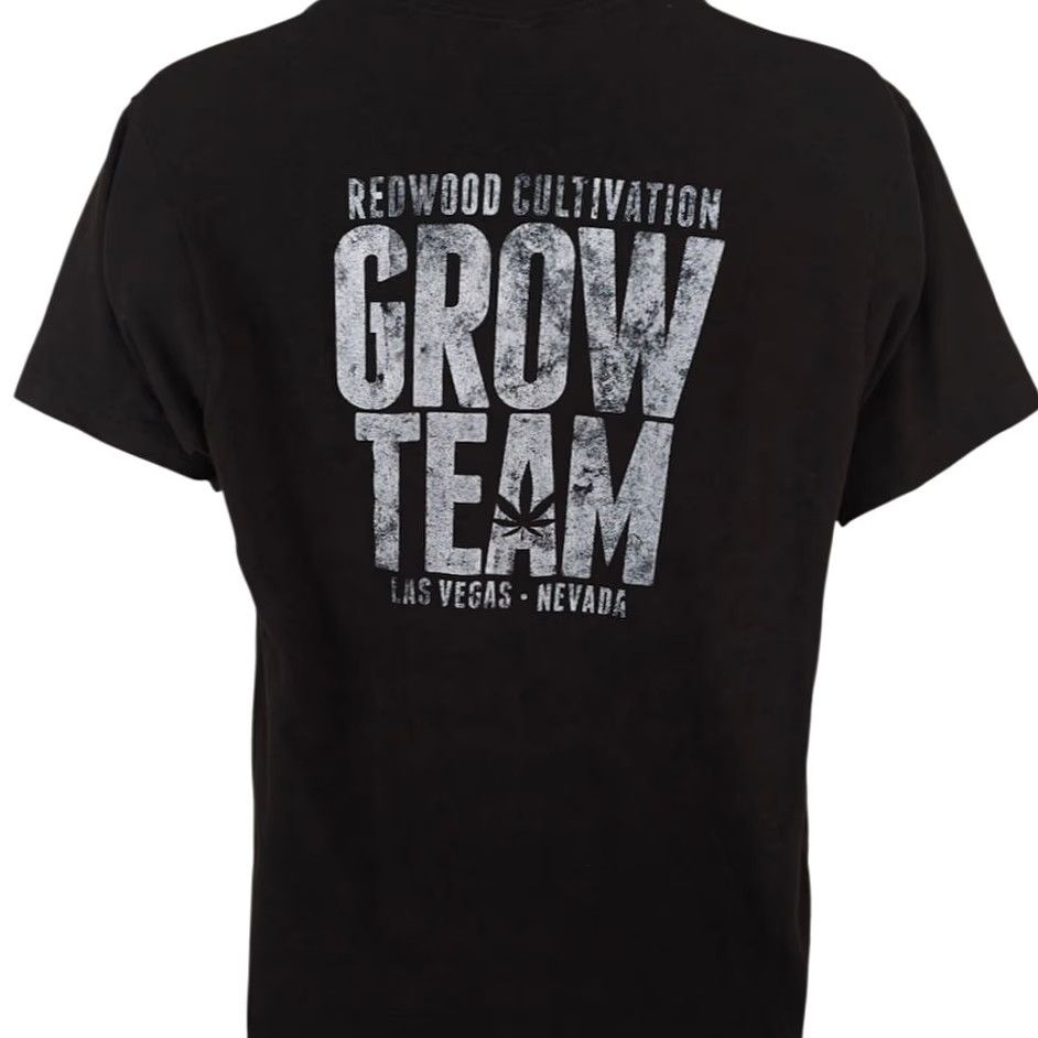 Tultex Tultex Redwood Cultivation T Shirt Mens L Black Grow Team Las Vegas Cannabis Shirt Adults Mens Size US L / EU 52-54 / 3 - 4 Thumbnail