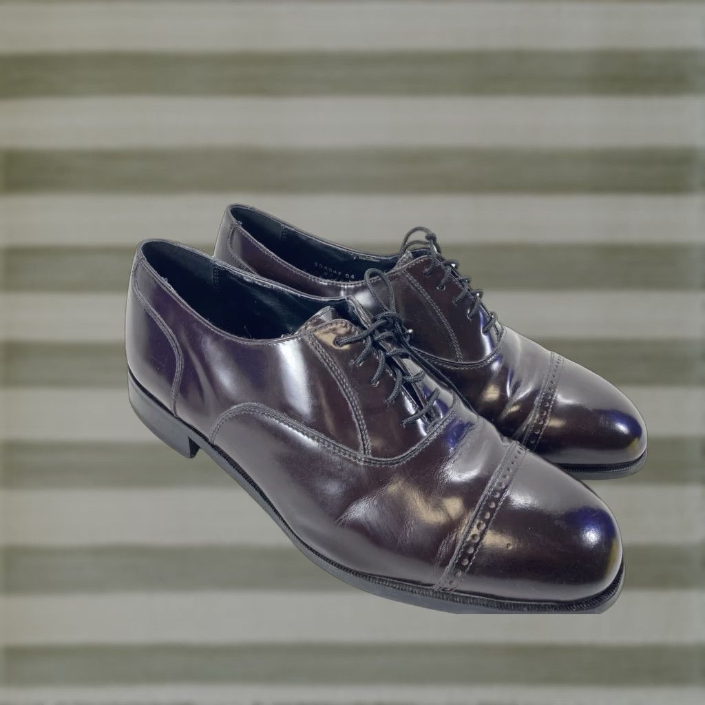 Florsheim Florsheim Lexington Cap Toe Oxford Shoes Men 10.5 EEE Burgundy Leather 17067-05 Size ONE SIZE - 1 Thumbnail