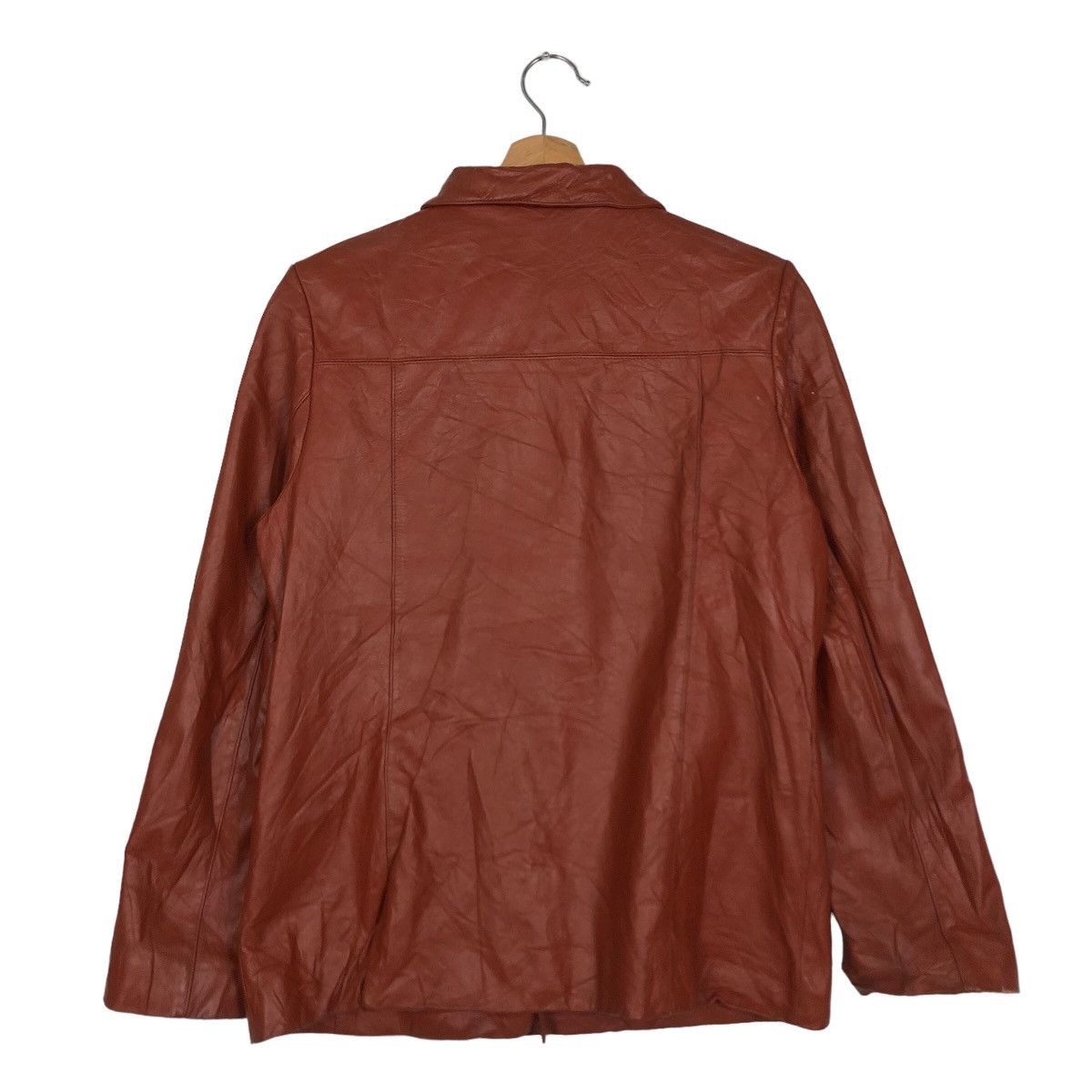 Japanese Brand 🔥VINTAGE LEATHER JACKET FIRST AVENUE DE POUR JAPAN MADE Size US L / EU 52-54 / 3 - 8 Thumbnail