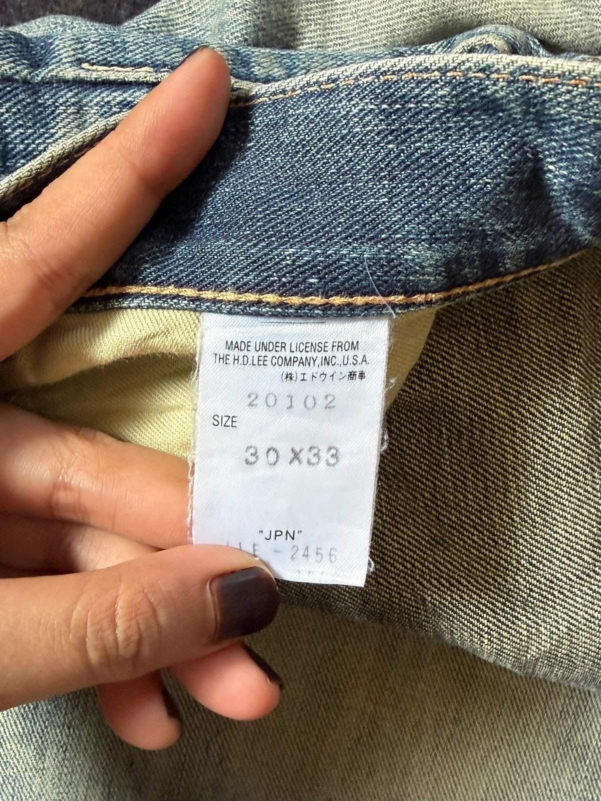 Lee Vintage Lee Riders Mud Wash Distress Flare Jeans Size 32" / US 10 / IT 46 - 5 Thumbnail