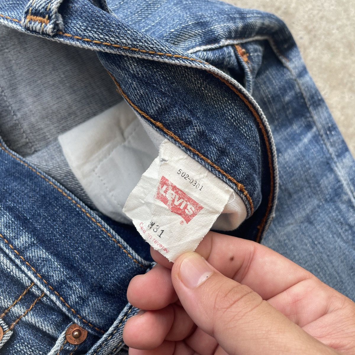 Levi's Vintage Clothing Vintage Levi’s 502 Denim Faded Jeans Pants W30x31 Size US 30 / EU 46 - 8 Thumbnail