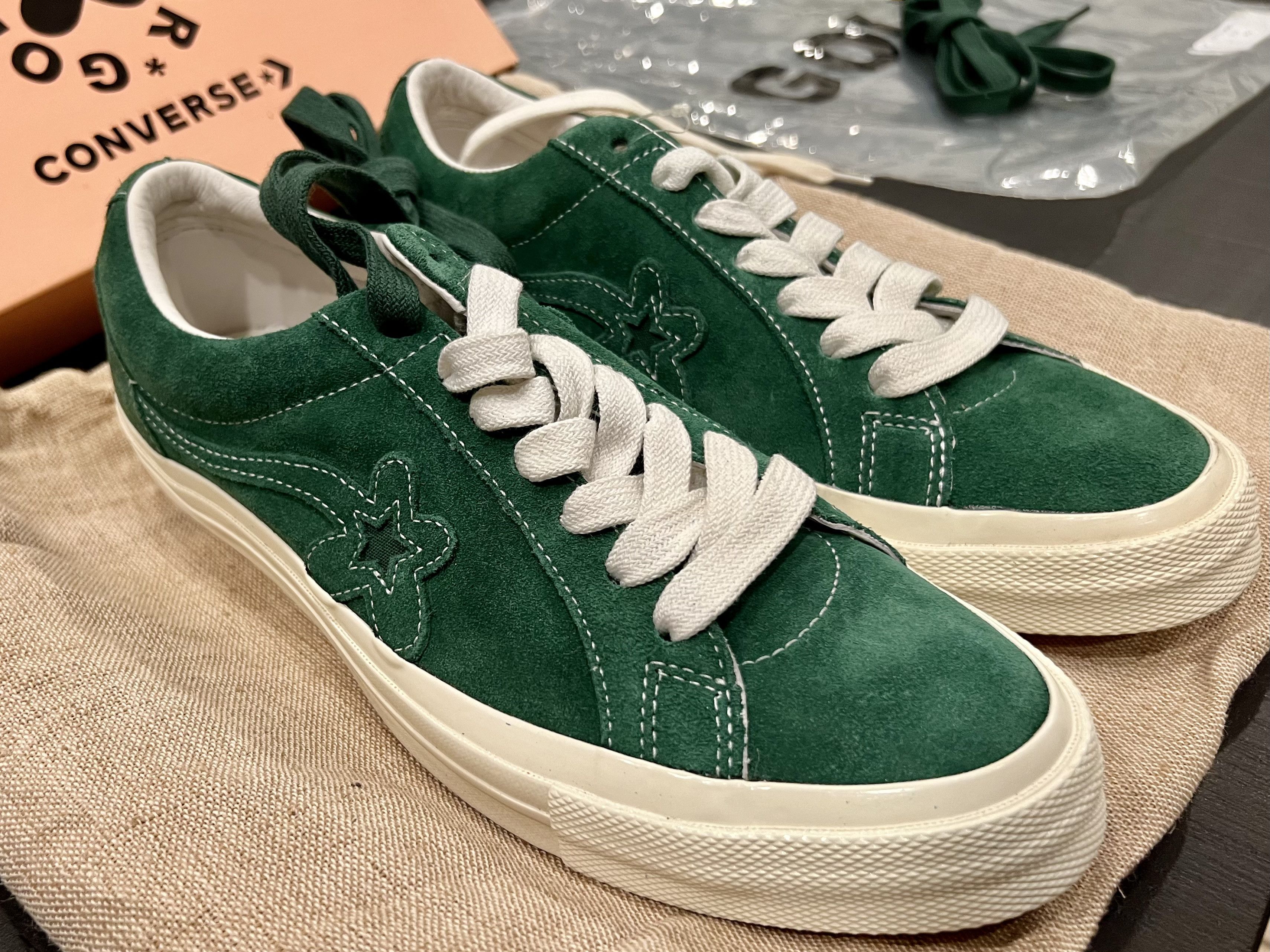 Converse × Golf Wang × Golf le Fleur Golf Le Fleur X Converse One Star Ox - Green 8.5 Deadstock Size US 8.5 / EU 41-42 - 3 Thumbnail