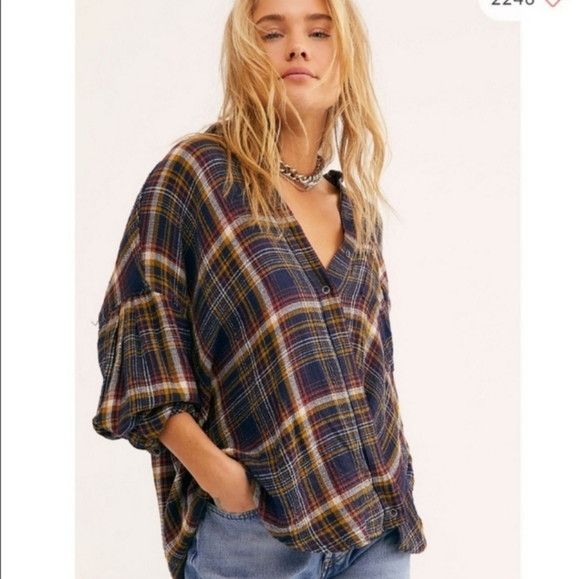 Free People Hidden Valley Button Down Shirt Size S / US 4 / IT 40 - 9 Thumbnail