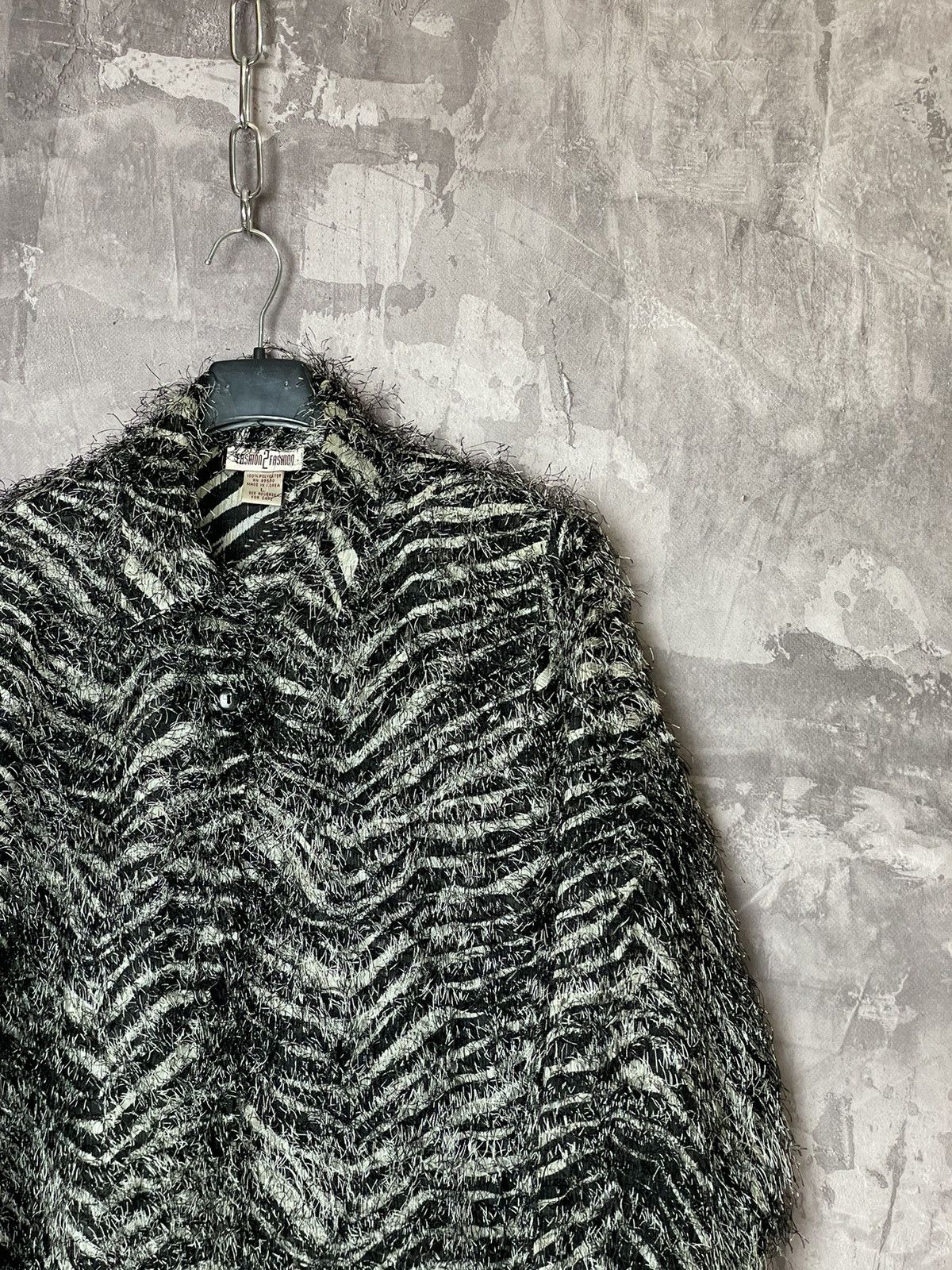 Vintage Avant Garde Vintage Fur Faux Jacket y2k Size L / US 10 / IT 46 - 3 Thumbnail