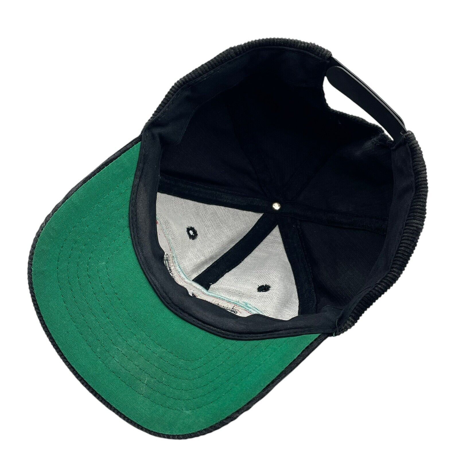 Twins Vtg San Antonio Spurs Corduroy Snapback Hat Cap Black Size ONE SIZE - 5 Thumbnail