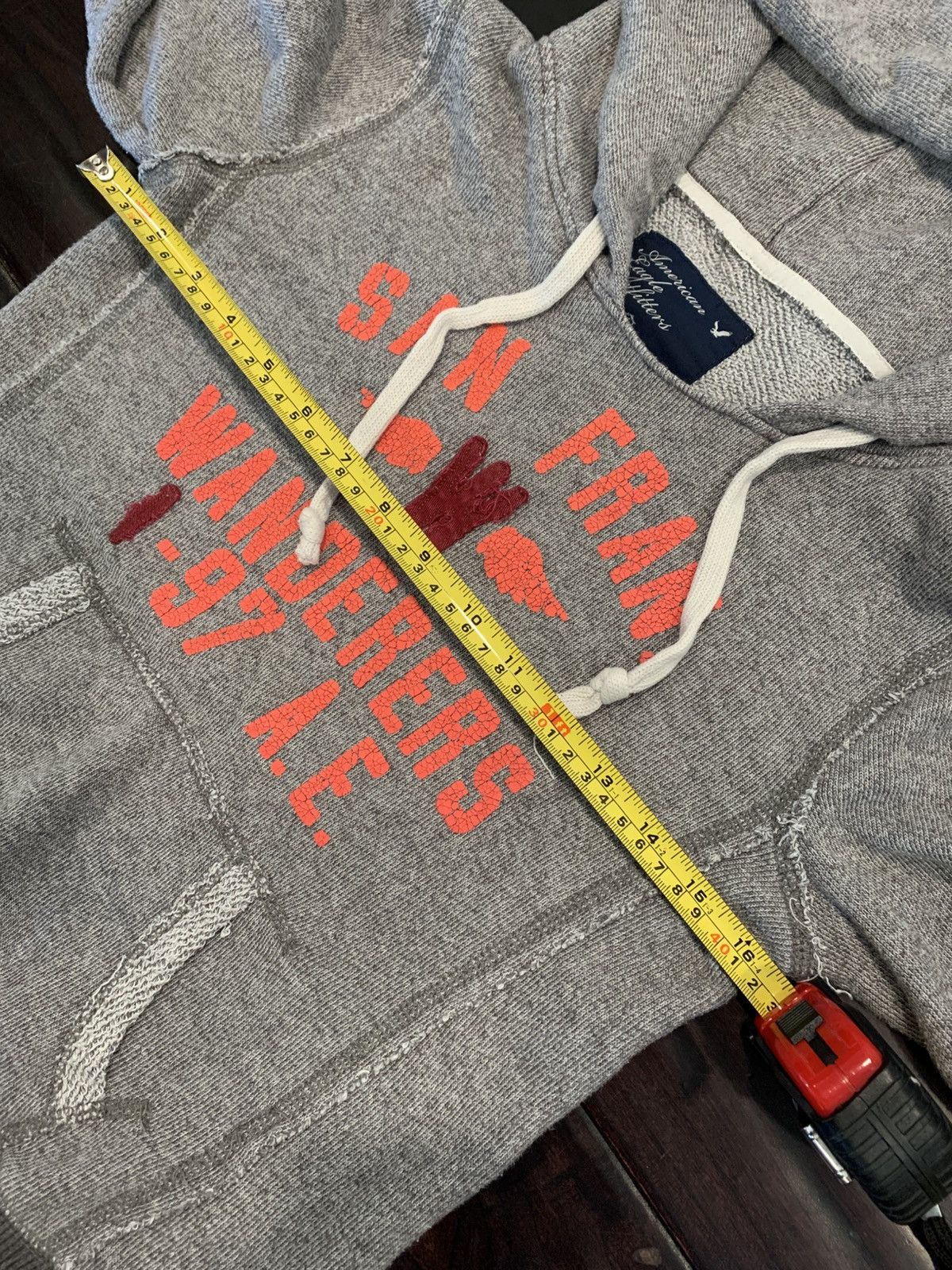 American Eagle Outfitters American Eagle Women’s Med Grey Hoodie San Fran Wonders Size XS / US 0-2 / IT 36-38 - 6 Thumbnail