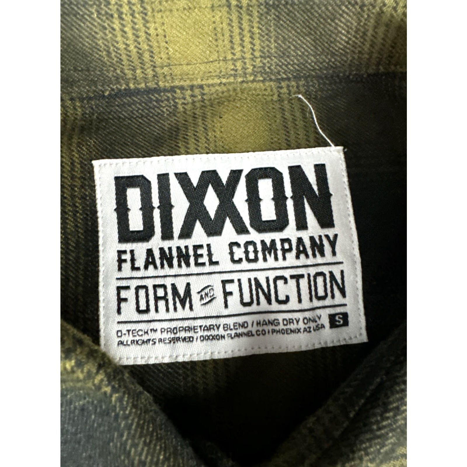 CO Dixxon Flannel Co Form And Function Plaid Button-Up Women’s S Green Black Small Fabric Type Flannel Ladies Small S Women’s Regular Size Green Plaid Size S / US 4 / IT 40 - 2 Thumbnail