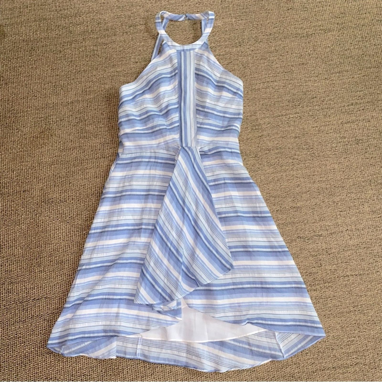 Amanda Uprichard Amanda Uprichard $245 Vineyard Striped Mini Dress MED EUC Size M / US 6-8 / IT 42-44 - 3 Thumbnail