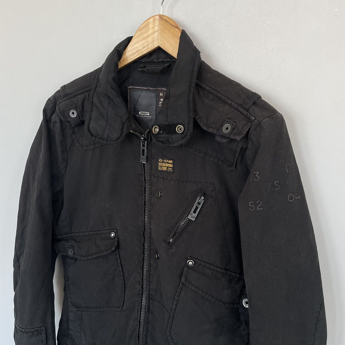 G-Star Vintage denim moto jacket g-star raw y2k Size US M / EU 48-50 / 2 - 3 Thumbnail