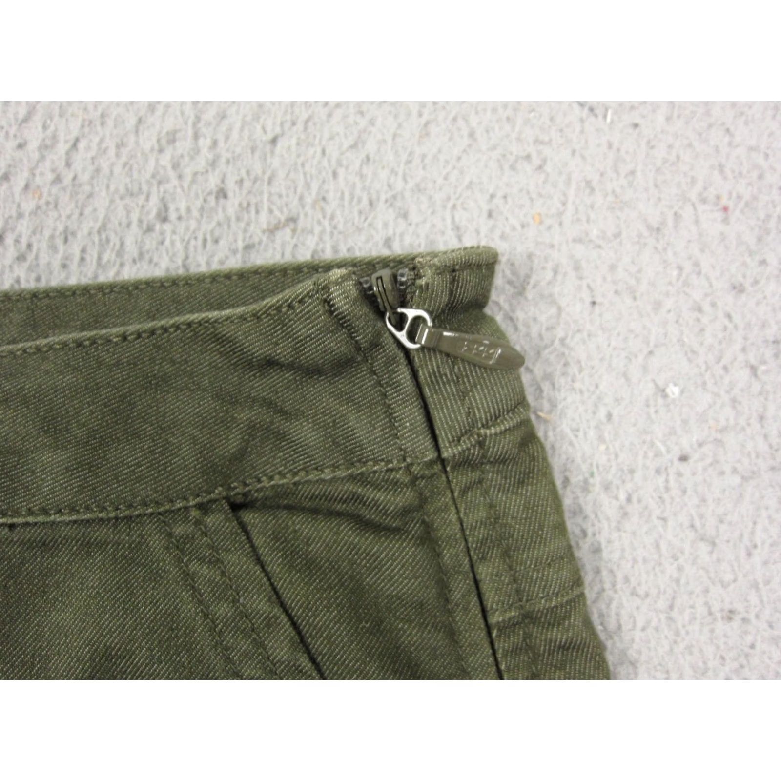 Prana Prana Skirt Womens 8 Green A-Line Short Zip Casual Workwear Summer Spring Fall Pockets Mens? Size 30" / US 8 / IT 44 - 2 Thumbnail