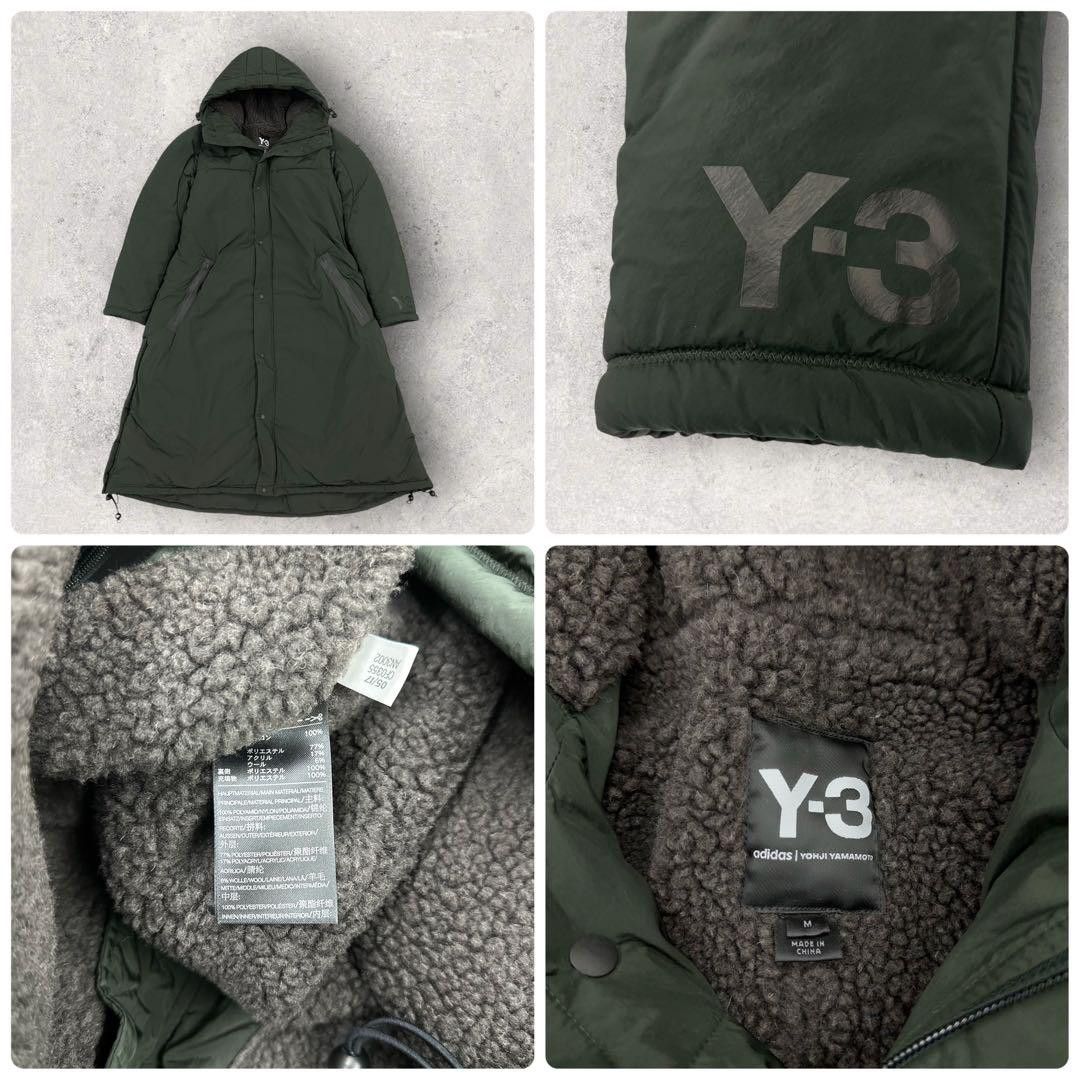 Yohji Yamamoto Y-3 yohji yamamoto logo lining boa coat jacket Size US L / EU 52-54 / 3 - 8 Thumbnail