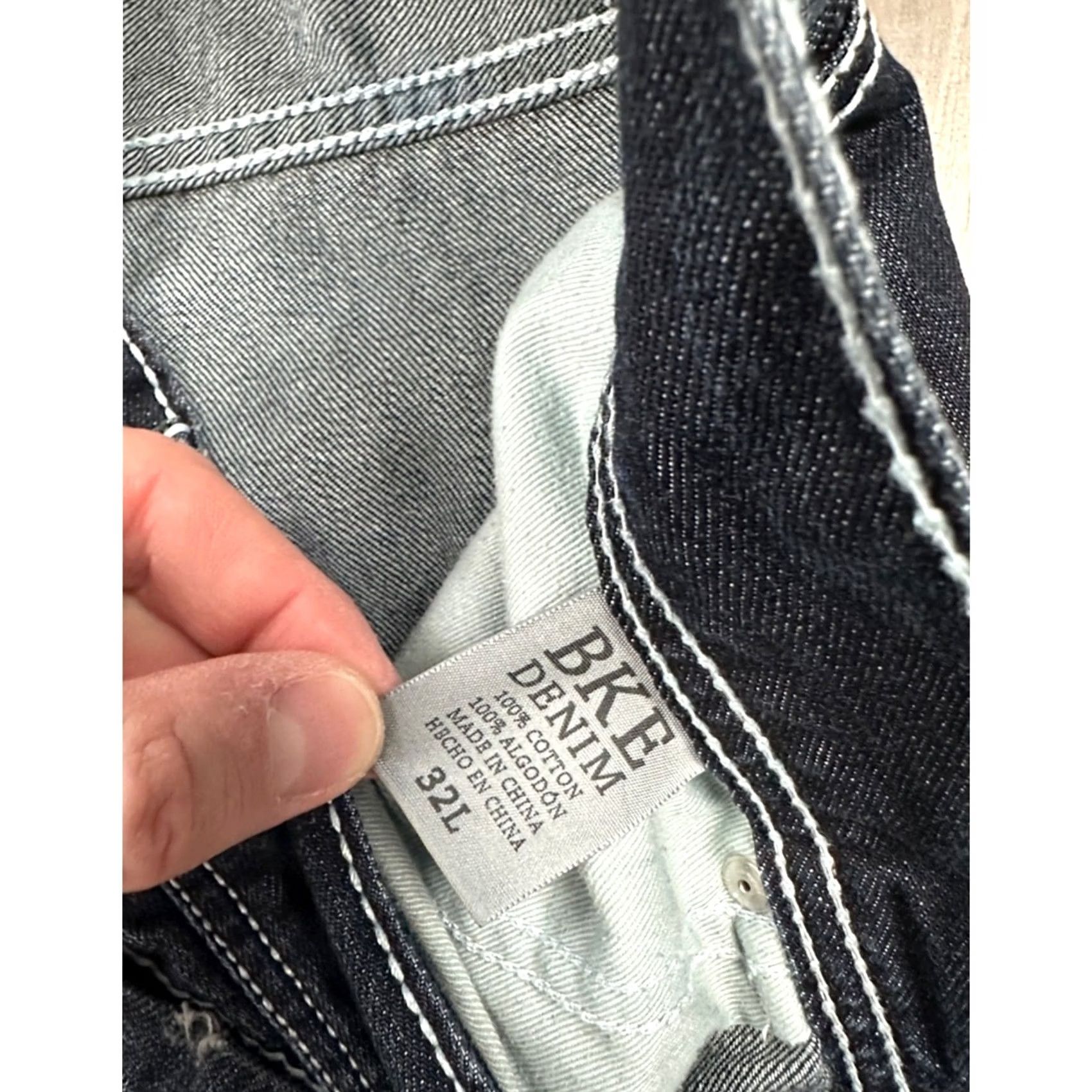 BKE BKE Denim Jeans Bootcut Regular 32 Men Blue 32 Regular Leather? Size US 32 / EU 48 - 7 Thumbnail