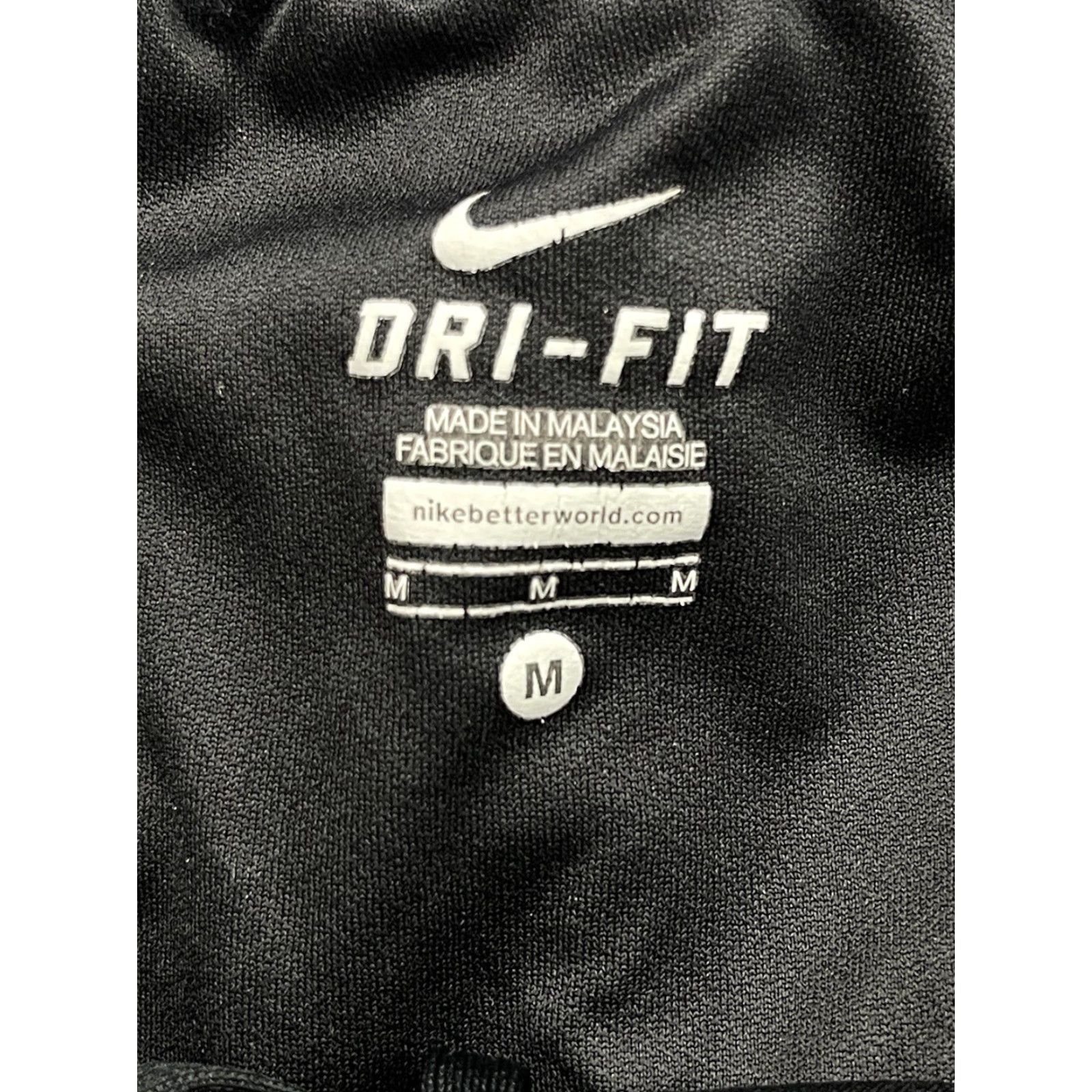 Nike Nike Running Shorts Women M Black Purple Swoosh Lined Drawstring Cheer Performance Activewear Short Size 32" / US 10 / IT 46 - 4 Thumbnail