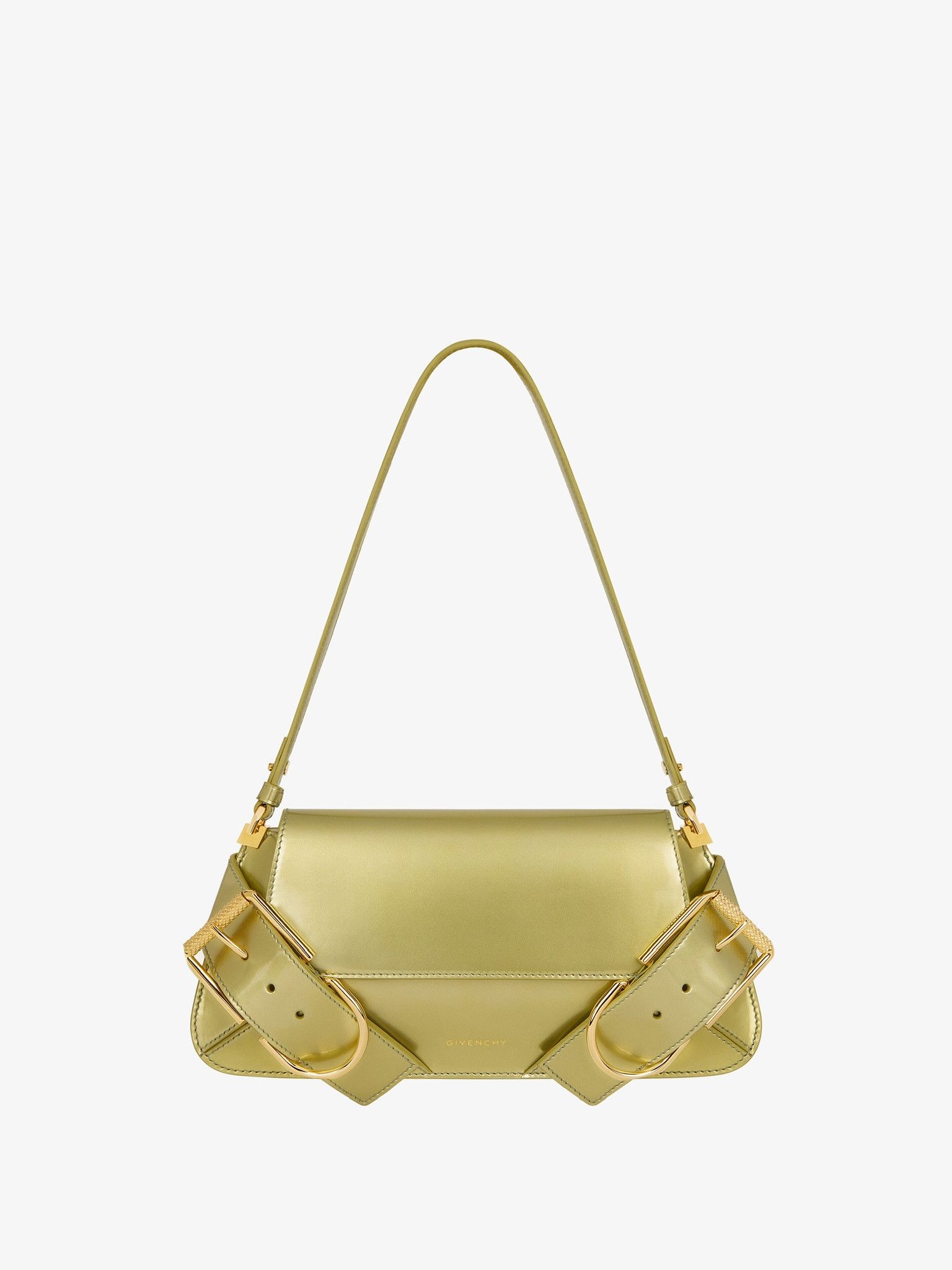 o1w1db10325 Size: OS/Voyou Flap Bag in Almond Green