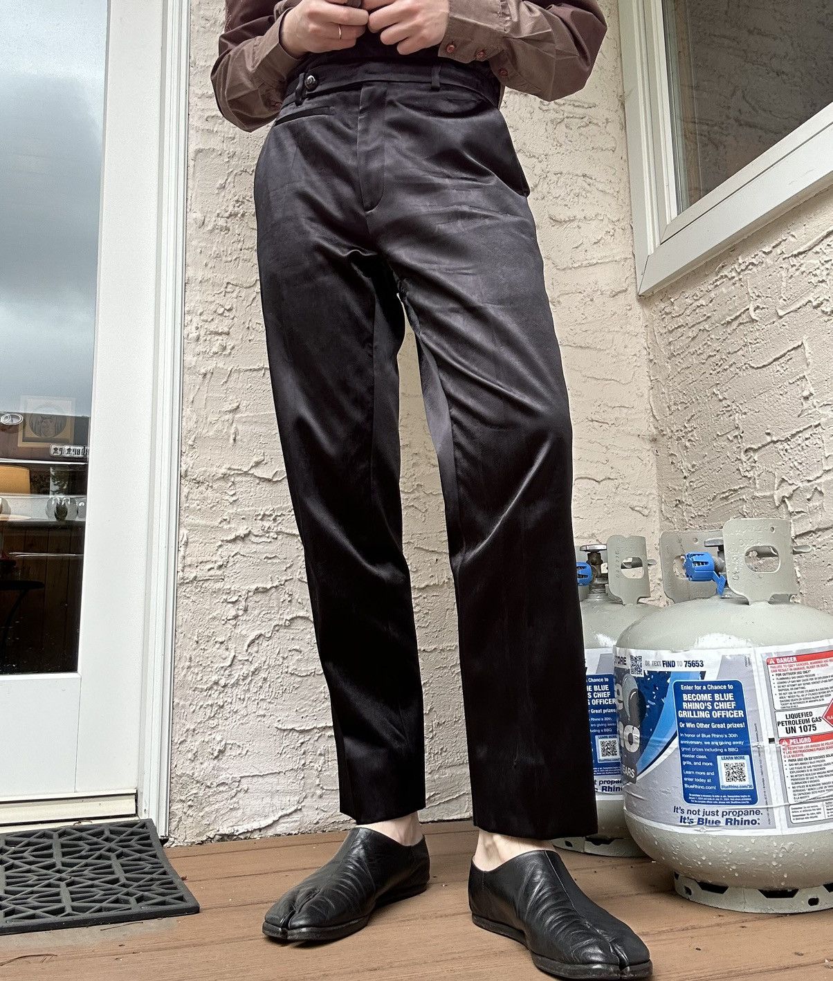 パンツ NAMACHEKO ZIGGURAT TAILORED TROUSER NAMACHEKO ZIGGURAT TAILORED TROUSER