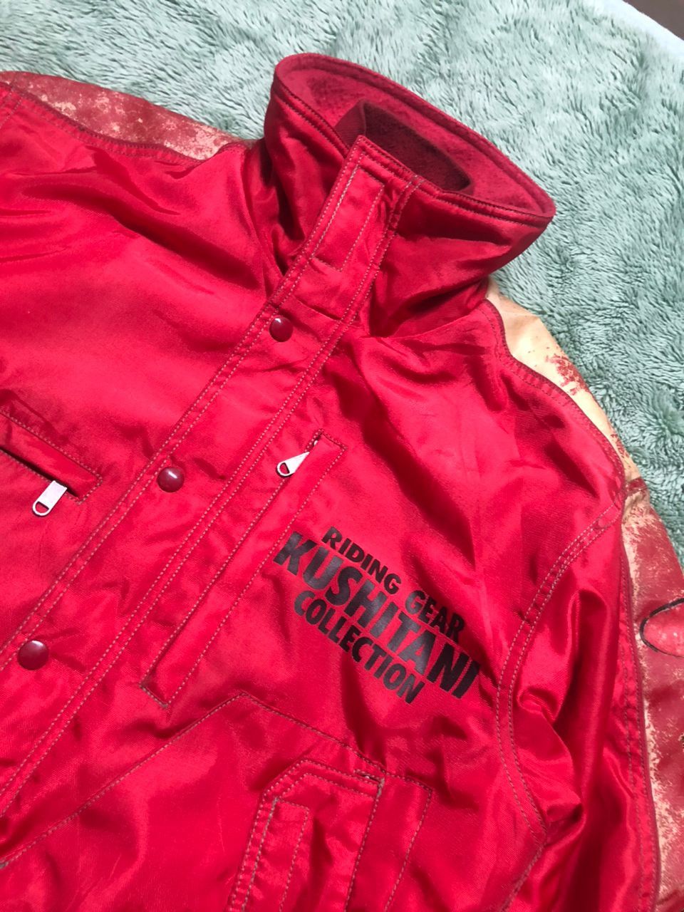 Japanese Brand VINTAGE KUSHITANI HAMAMATSU NYLON DOUBLE ZIP RIDE JACKET Size US M / EU 48-50 / 2 - 5 Thumbnail