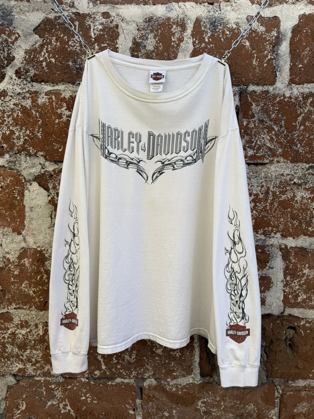 Harley Davidson Harley Davidson long sleeve flame Size US XL / EU 56 / 4 - 1 Thumbnail