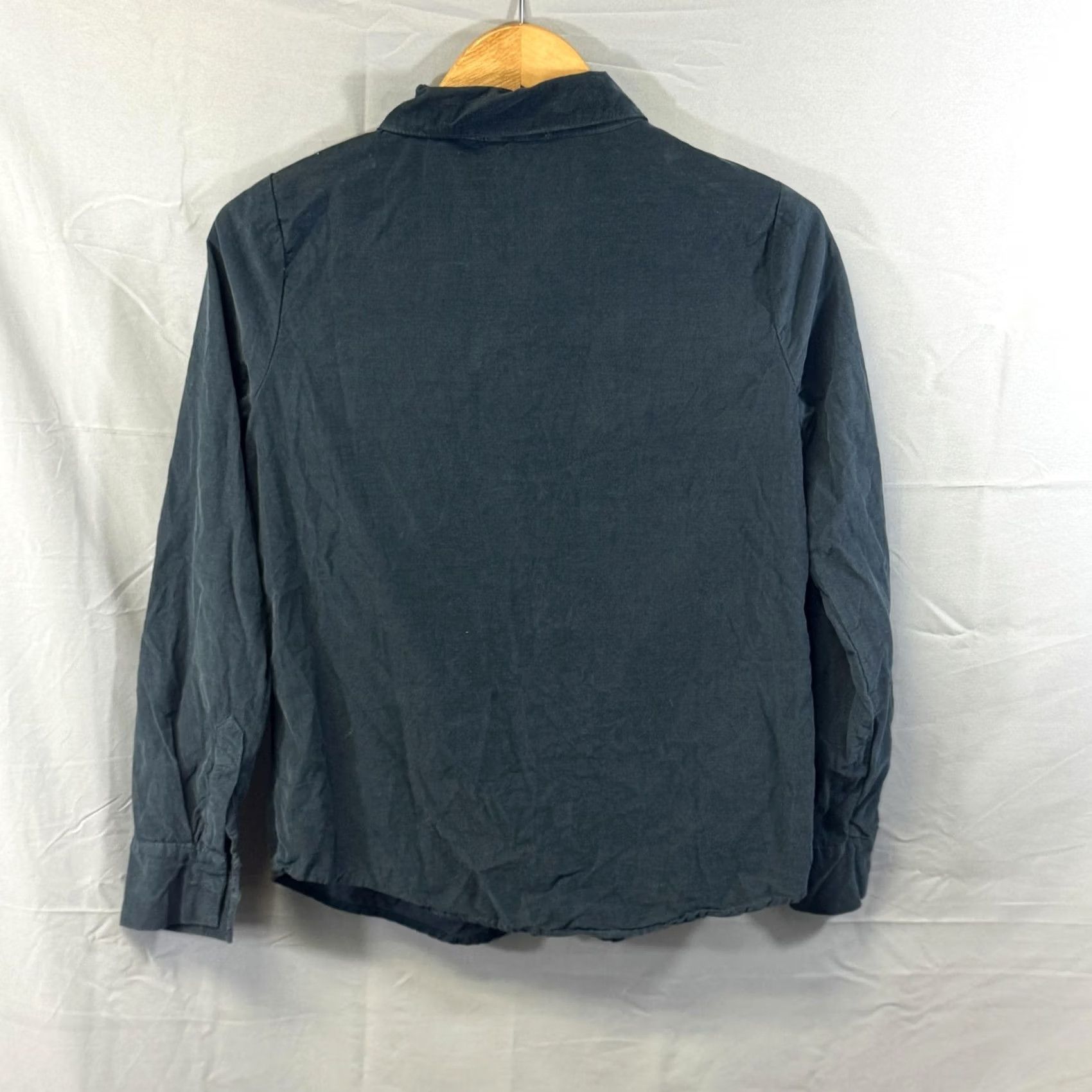 Vintage VINTAGE CP Shades Shirt Womens XS Blue Corduroy Button-Down Long Sleeve Made in USA Size XS / US 0-2 / IT 36-38 - 2 Thumbnail