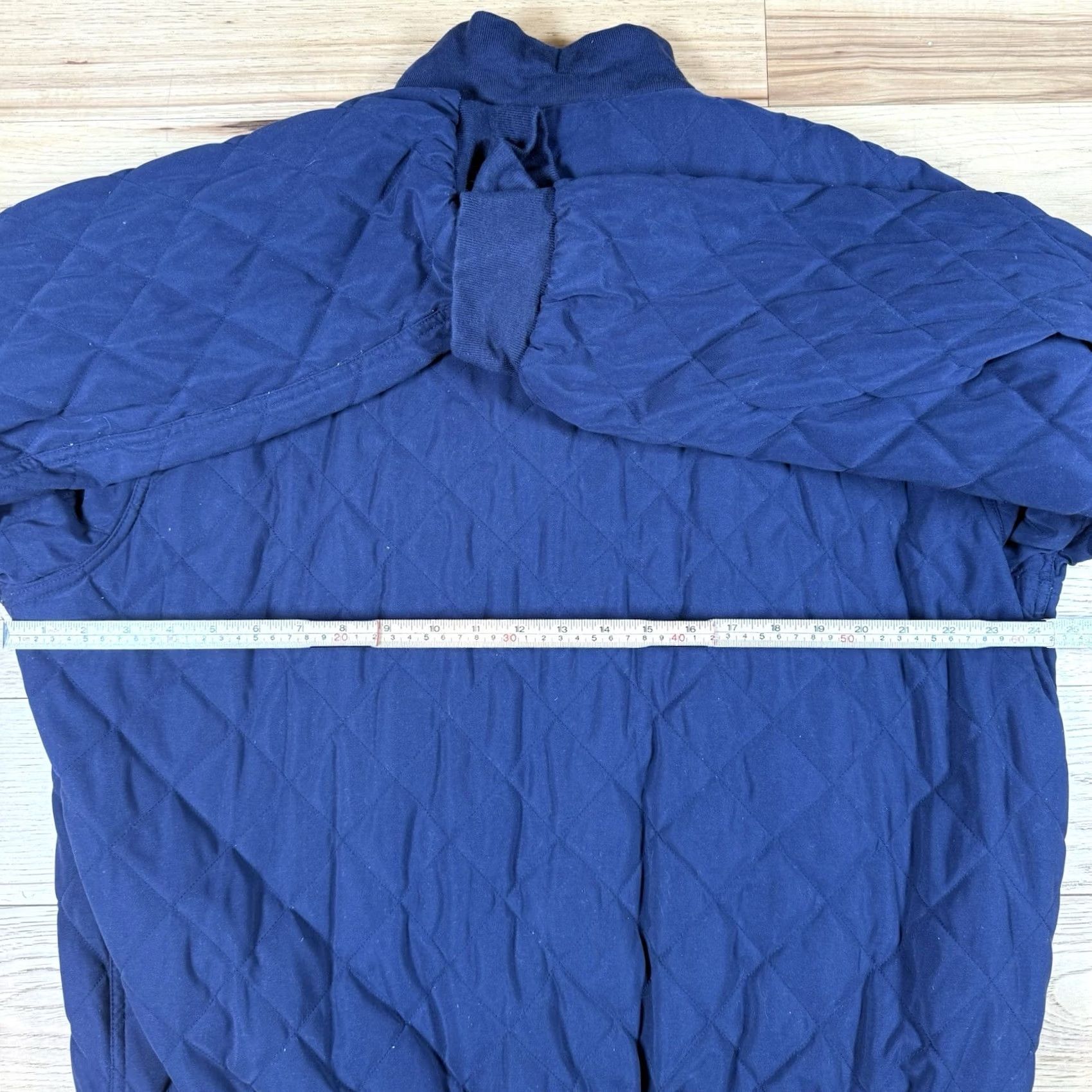 Ralph Lauren VTG Polo Ralph Lauren Golf Quilted Bomber Coat Mens XL Blue Houndstooth Thick Insulated Quilted Coat Mens XL Blue Houndstooth Size US XL / EU 56 / 4 - 5 Thumbnail