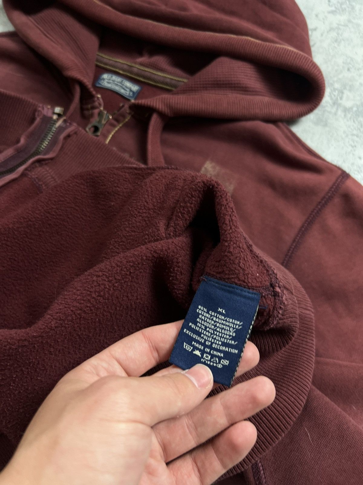 Polo Ralph Lauren 00s Ralph Lauren Vintage Y2K Oversized Retro Zip Hoodie Size US XL / EU 56 / 4 - 8 Thumbnail