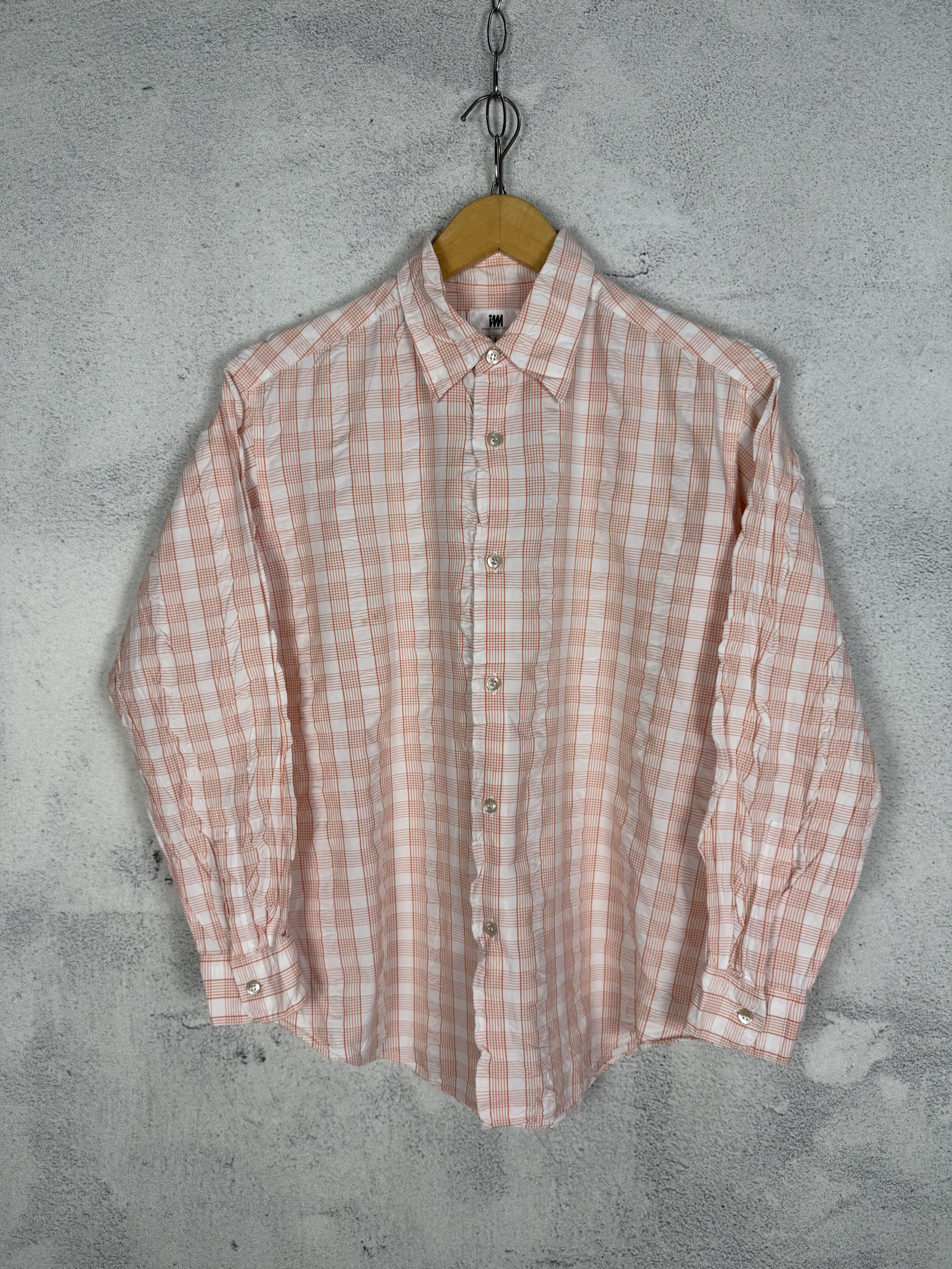 Issey Miyake Vintage Issey Miyake Plaid Button Up Shirt Size US M / EU 48-50 / 2 - 3 Thumbnail