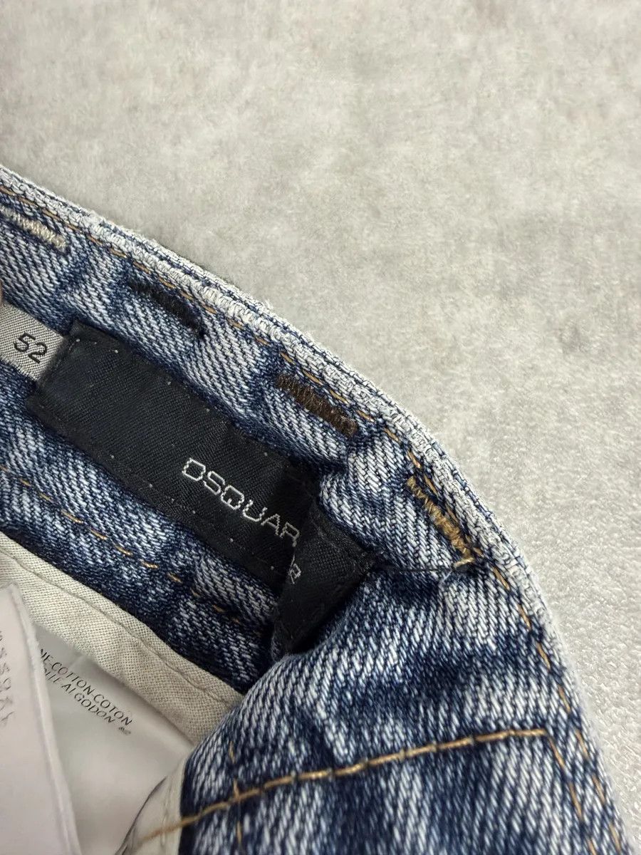 Dsquared2 SS2005 Dsquared2 Multi Belt Loops Blue Slim Denim Jeans Size US 36 / EU 52 - 12 Thumbnail