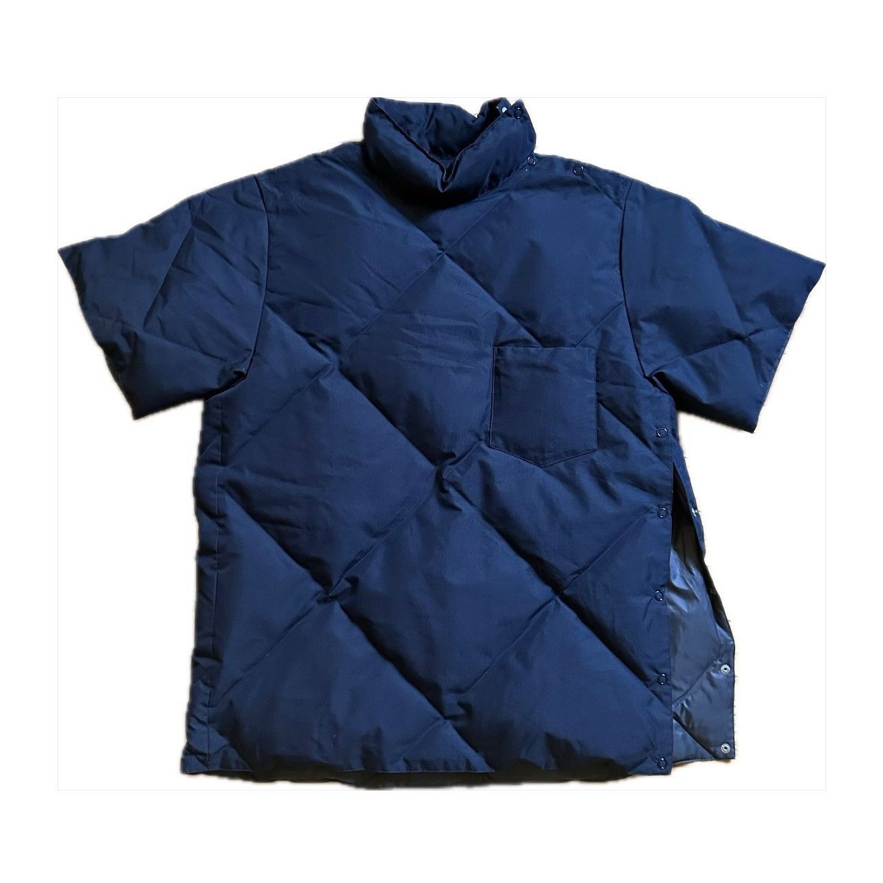 image of Kaptain Sunshine Insulated Snap Button Pullover in Navy, Men's (Size Small)