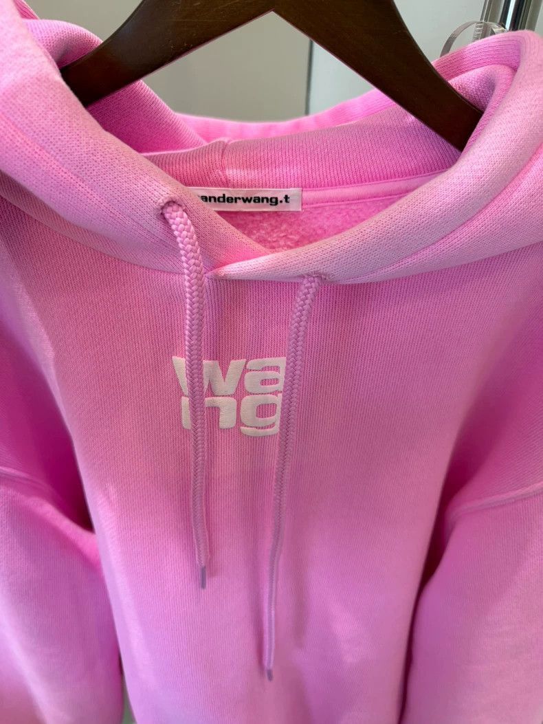 Alexander Wang Alexander Wang Pink Fleece Hoodie S- Size S / US 4 / IT 40 - 2 Thumbnail