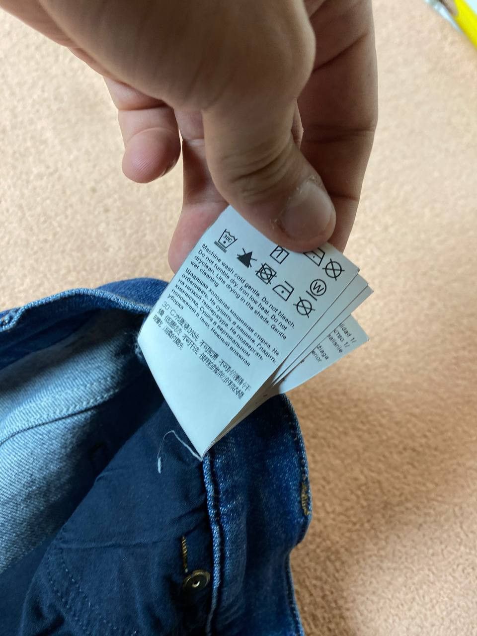 Escada × Vintage Vintage Y2K faded blue washed baggy wide leg jeans Size 40" / US 18 - 5 Thumbnail