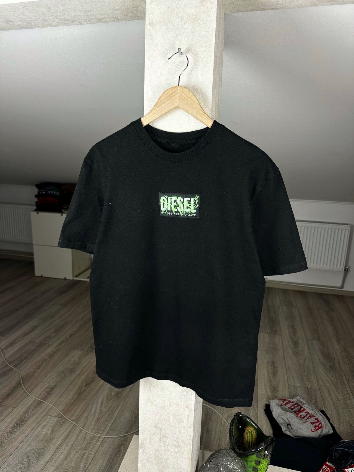 Diesel Diesel Y2K Logo Big Blck Tee International Logo Size US M / EU 48-50 / 2 - 1 Thumbnail