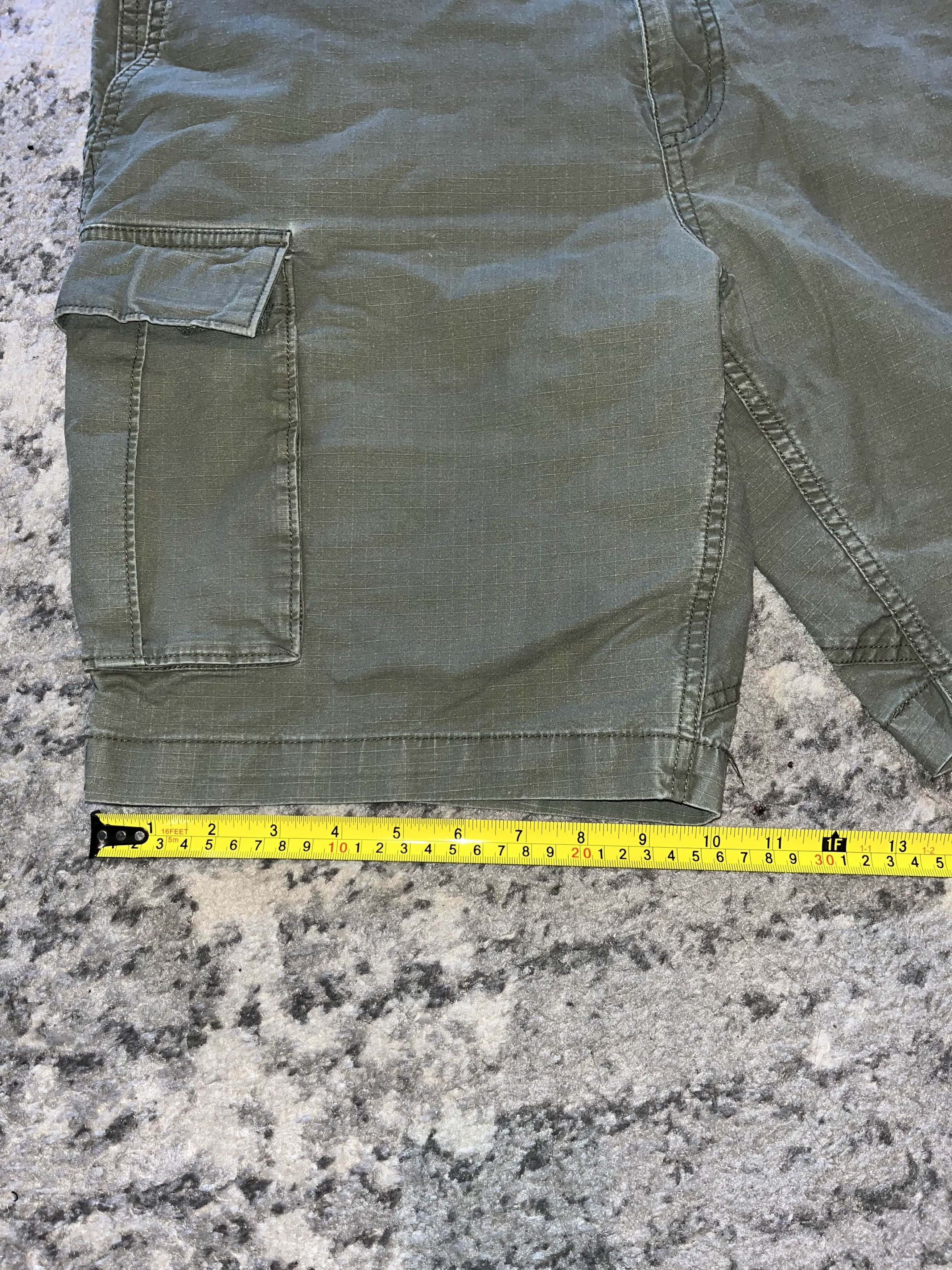 Fox Racing 2000’s Army Green Fox Racing Cargo Shorts Size US 33 - 6 Thumbnail