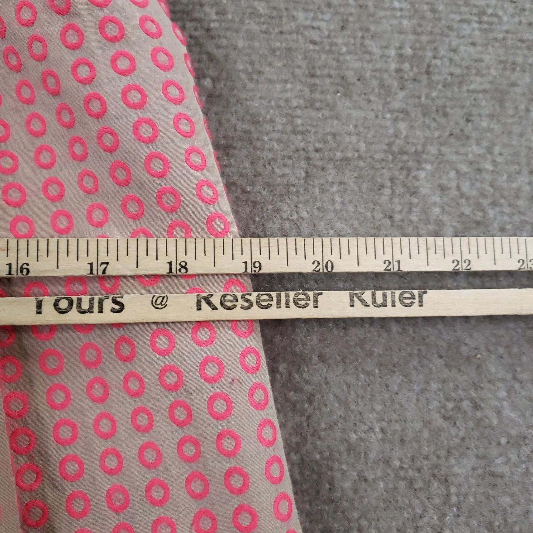 Vintage Maeve Skirt Womens Small Pink Dot Pleated A Line Mini Pockets Anthropologie Size 28" / US 6 / IT 42 - 4 Thumbnail