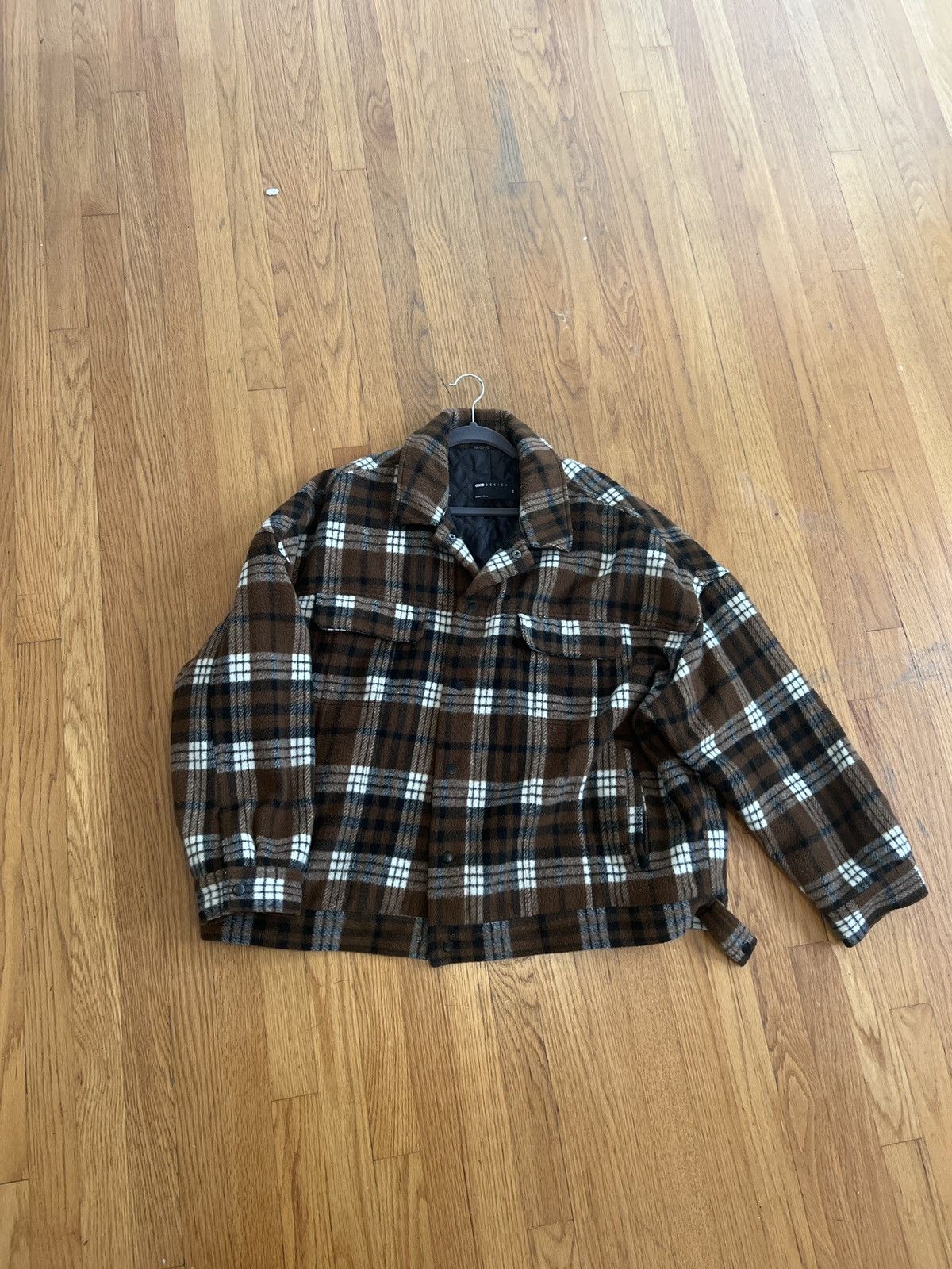 Asos ASOS flannel coat Size US XXL / EU 58 / 5 - 1 Thumbnail