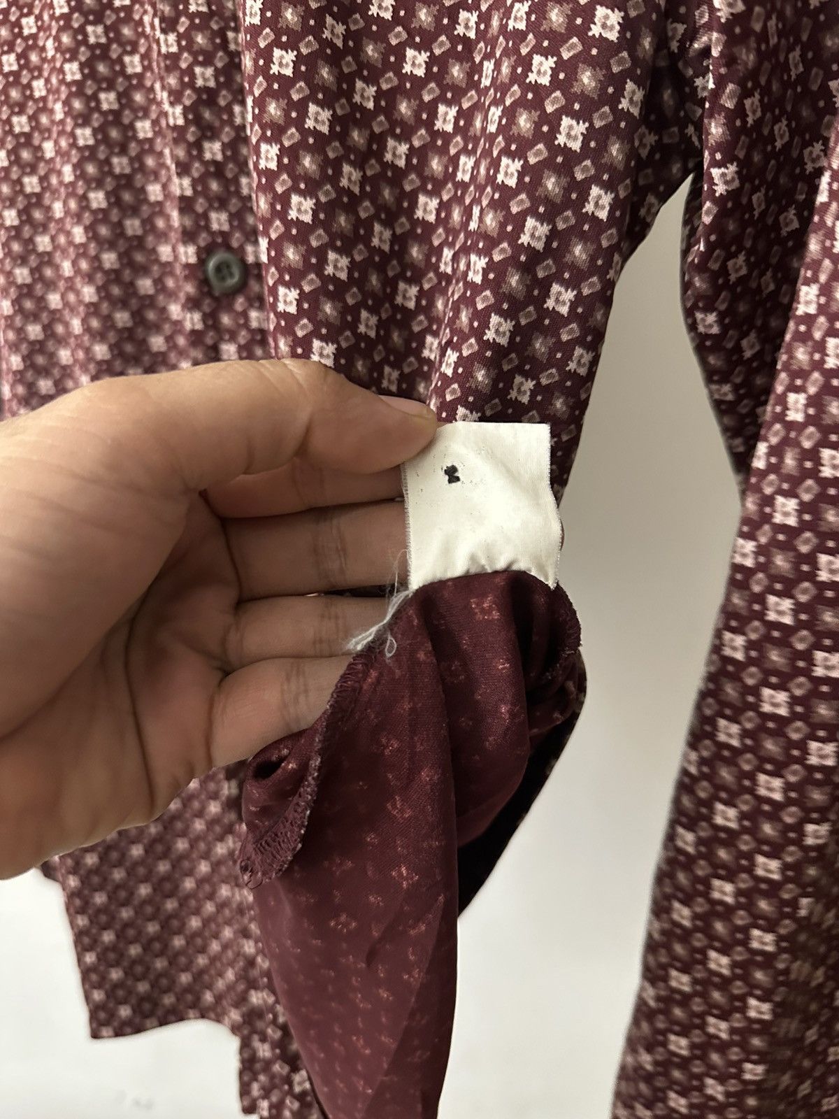 Japanese Brand × Tornado Mart Tornado Mart Maroon Floral Button Up Size US M / EU 48-50 / 2 - 7 Thumbnail