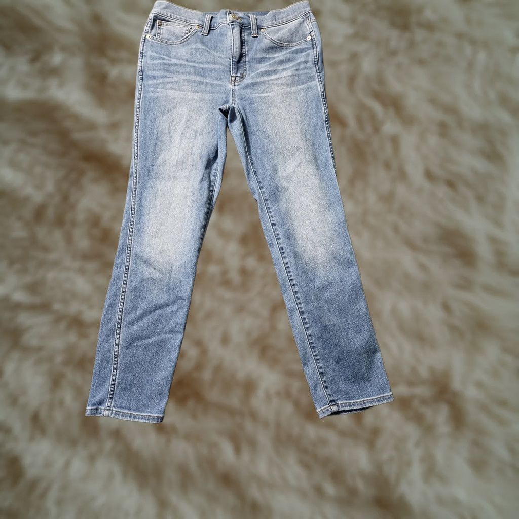 Madewell Madewell High Rise Skinny Crop Jeans Women's 28 Blue Denim Stretch City Preppy 24 Inseam Jeans Mens? Size 28" / US 6 / IT 42 - 1 Thumbnail