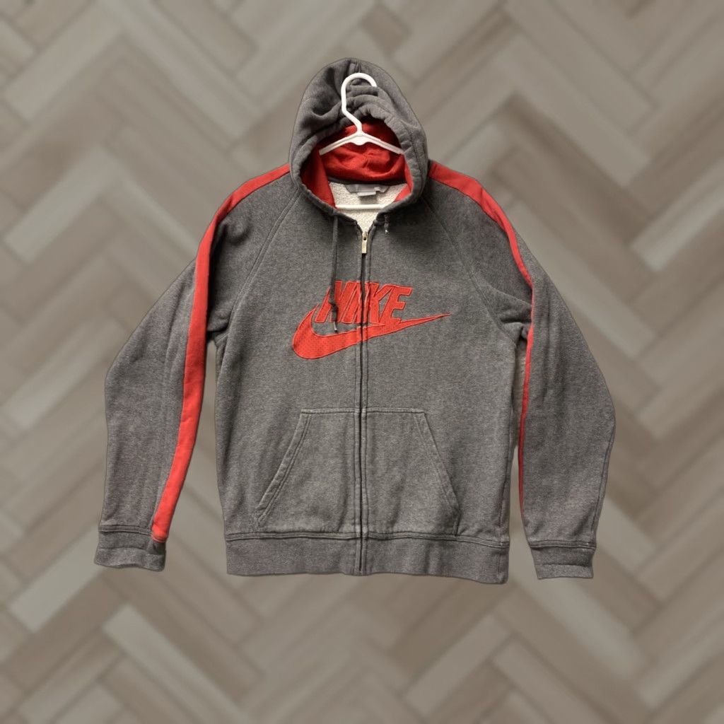 Nike Nike Sportswear Hoodie Mens M Gray Swoosh Fleece Pullover Sweatshirt /43-46 Size US M / EU 48-50 / 2 - 1 Thumbnail