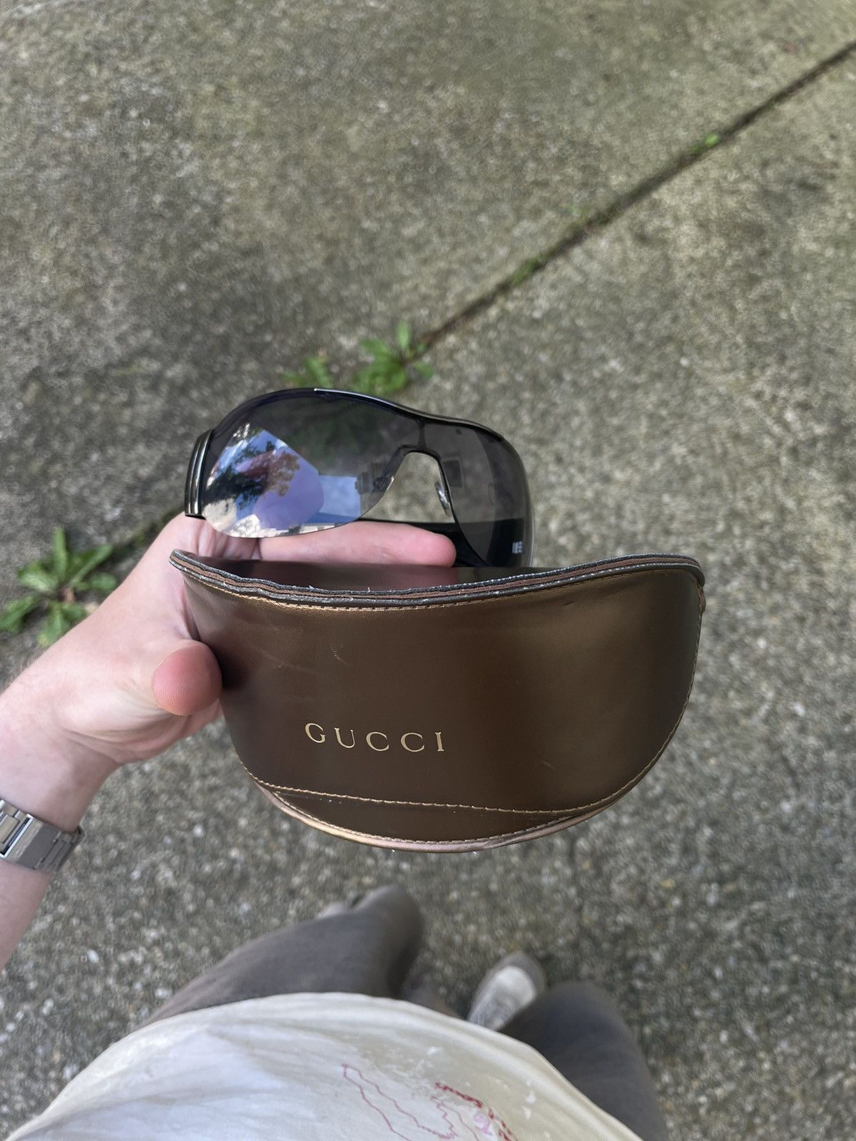Gucci Gucci Sunglasses 120 GG 2454/S E1K Very Good Condition