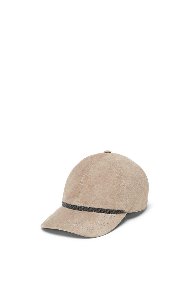 Brunello Cucinelli o1la1rc1a0425 Size: OS/Lady Cap in Light Grey Size ONE SIZE - 2 Thumbnail
