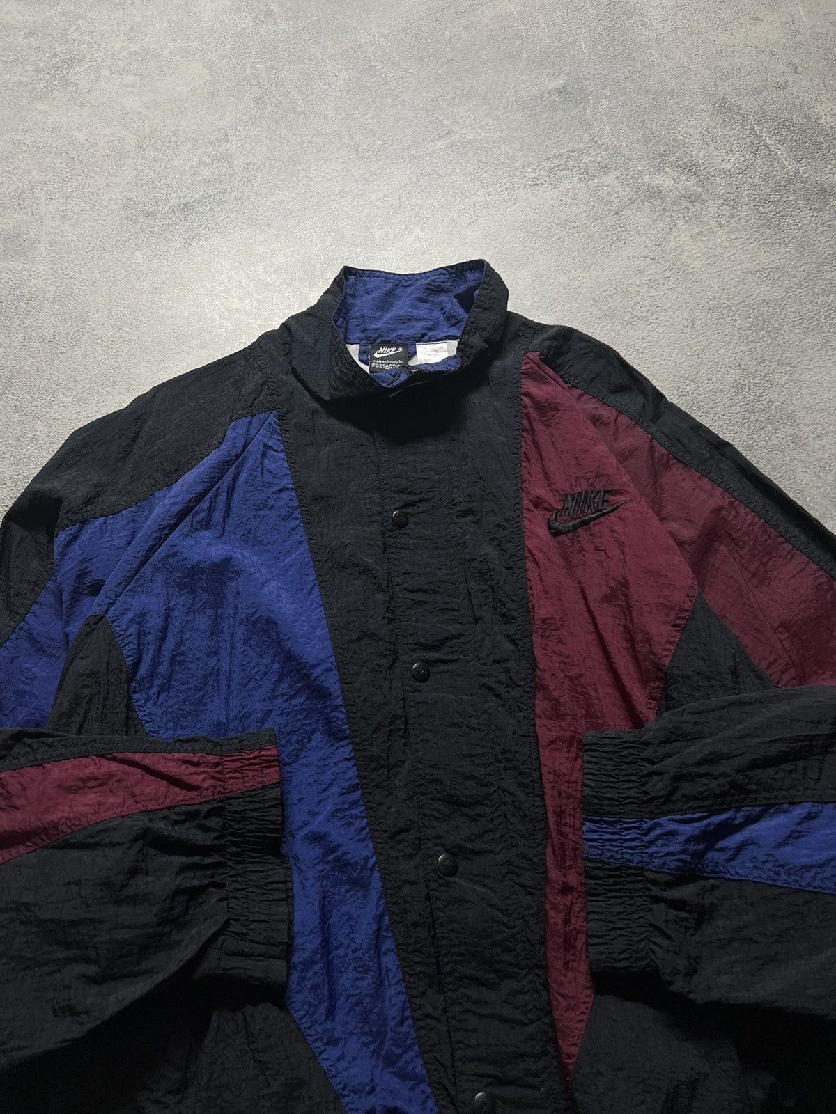 Nike × Vintage Vintage Y2k Nike USA Nylon Rare Jacket 80’s Size US L / EU 52-54 / 3 - 2 Thumbnail