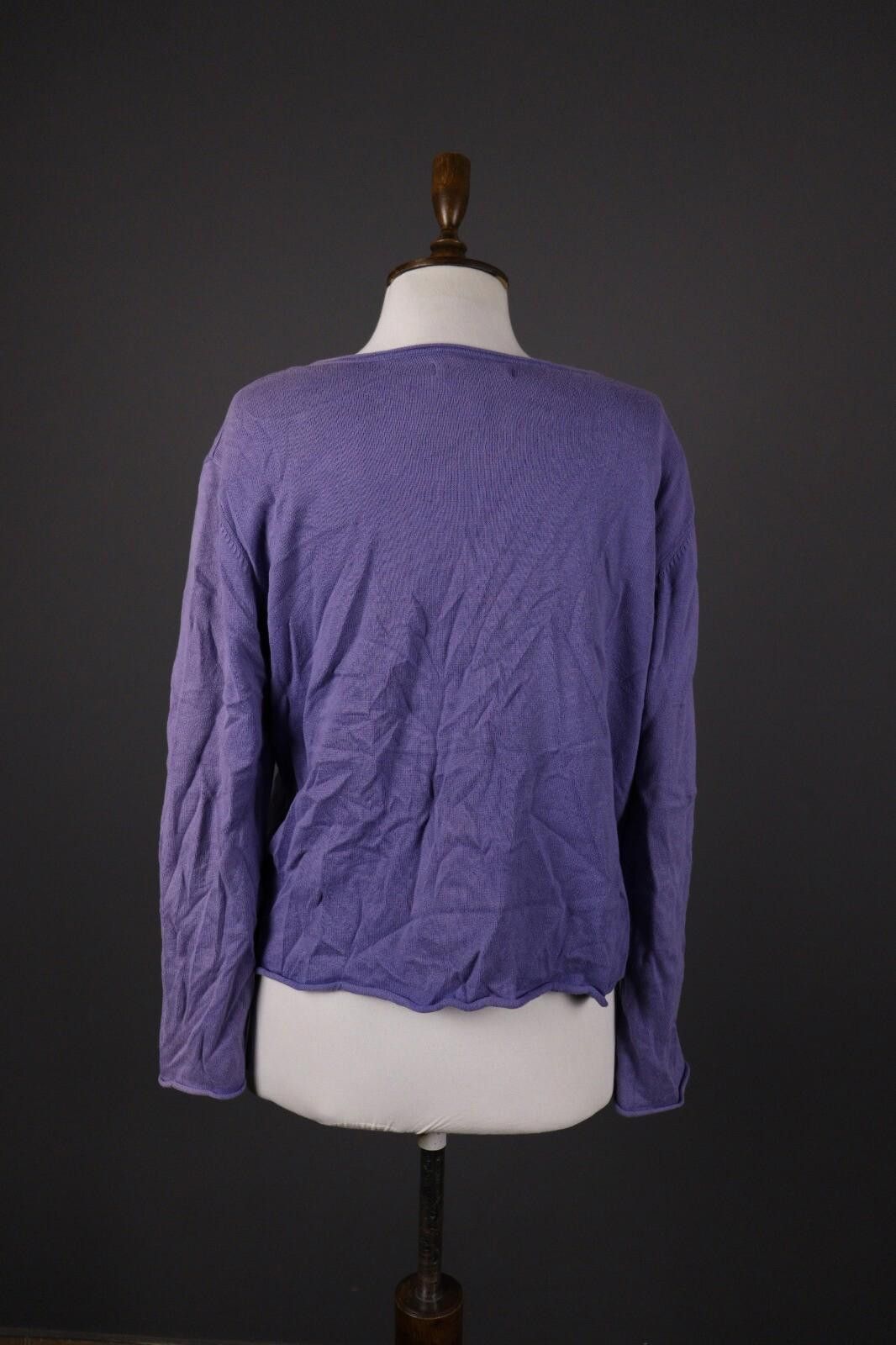 Designer Gudrun Sjoden Blue Knit Cardigan Sweater Size L Size L / US 10 / IT 46 - 5 Thumbnail