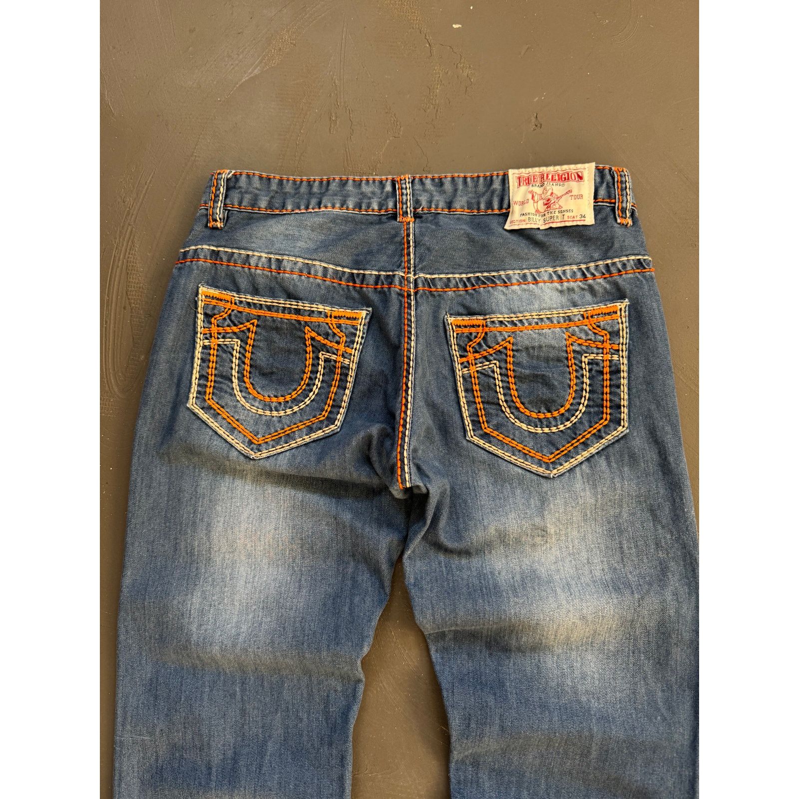 True Religion Billy Super T Straight Jeans Made in USA