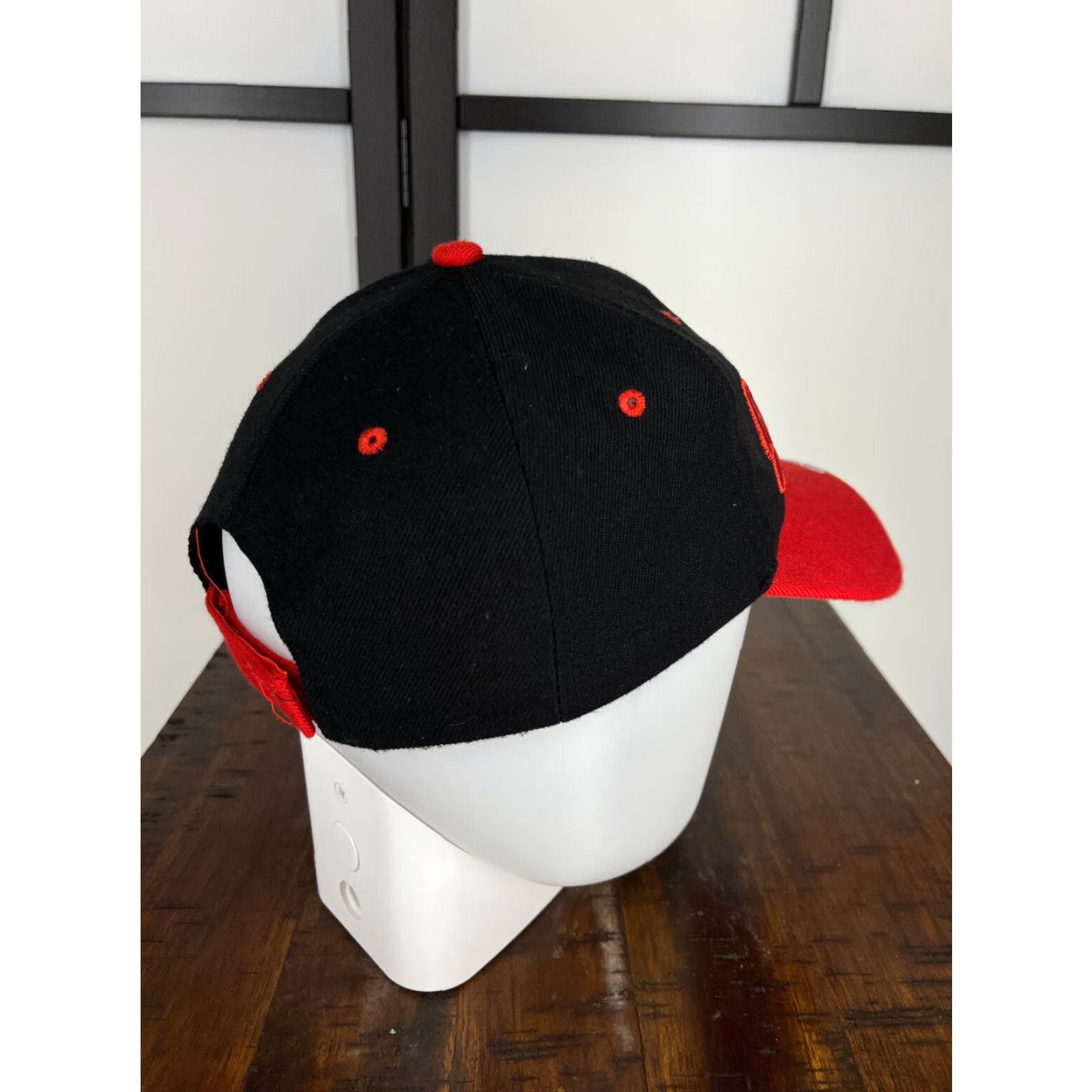 Vintage Arizona Grand Canyon Hat Cap Strap Back Adult Red Black Embroidered Acrylic Size ONE SIZE - 7 Thumbnail