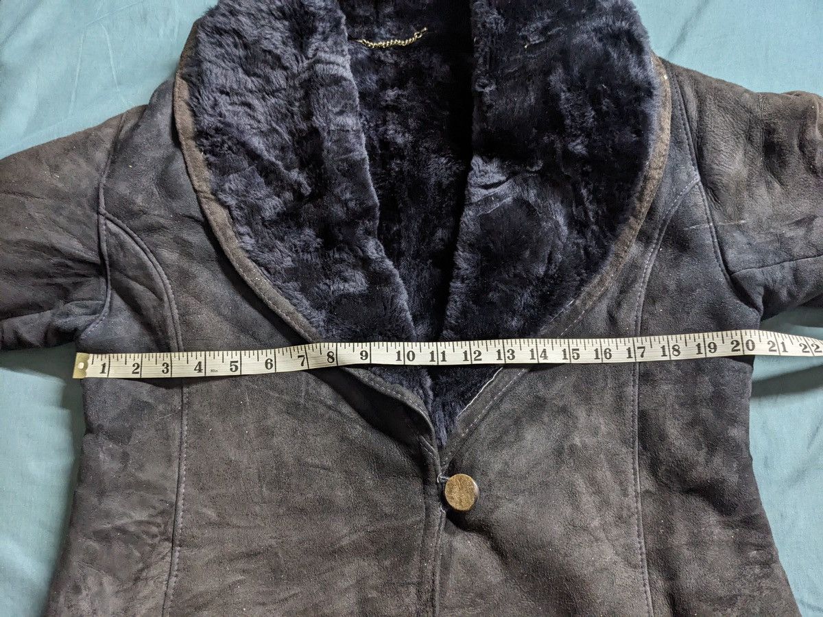 Vintage LAMBSKIN FUR JACKET MADE IN ENGLAND Size M / US 6-8 / IT 42-44 - 9 Thumbnail