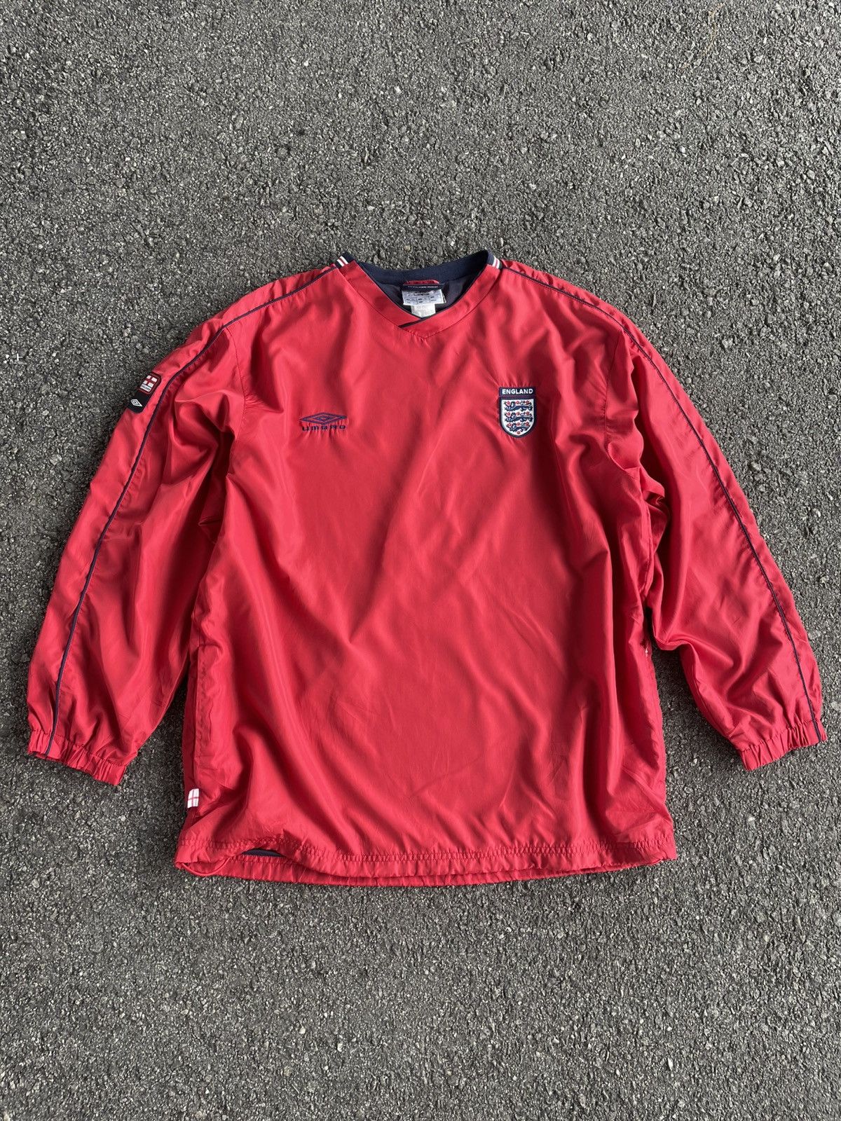 Umbro England Umbro Drill Top 2000-02 Size US L / EU 52-54 / 3 - 1 Thumbnail