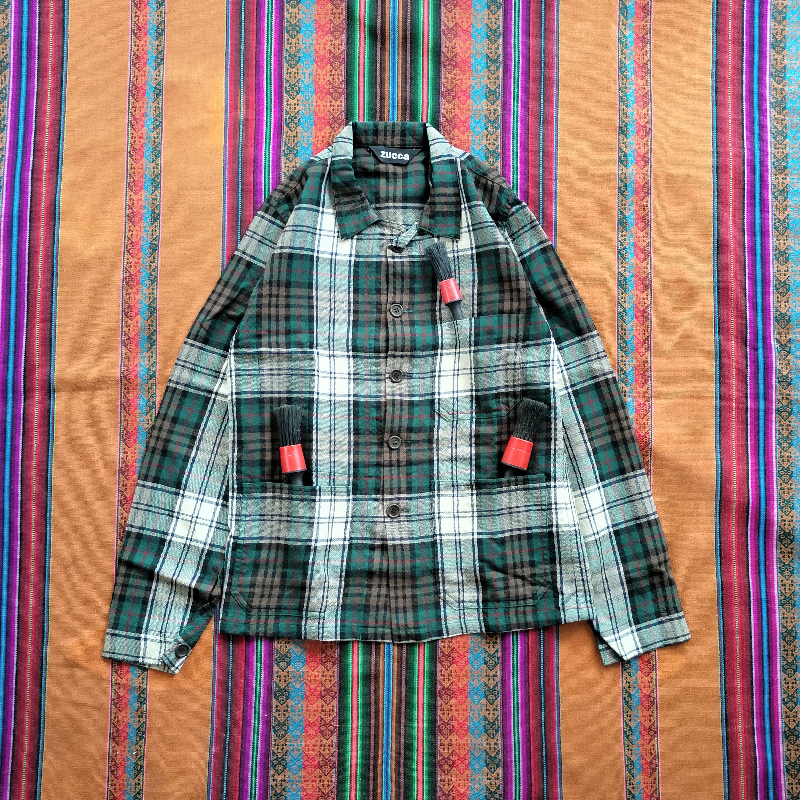 CABANE de ZUCCa Cabane de zucca 4 pocket plaid shirt Size M / US 6-8 / IT 42-44 - 1 Thumbnail